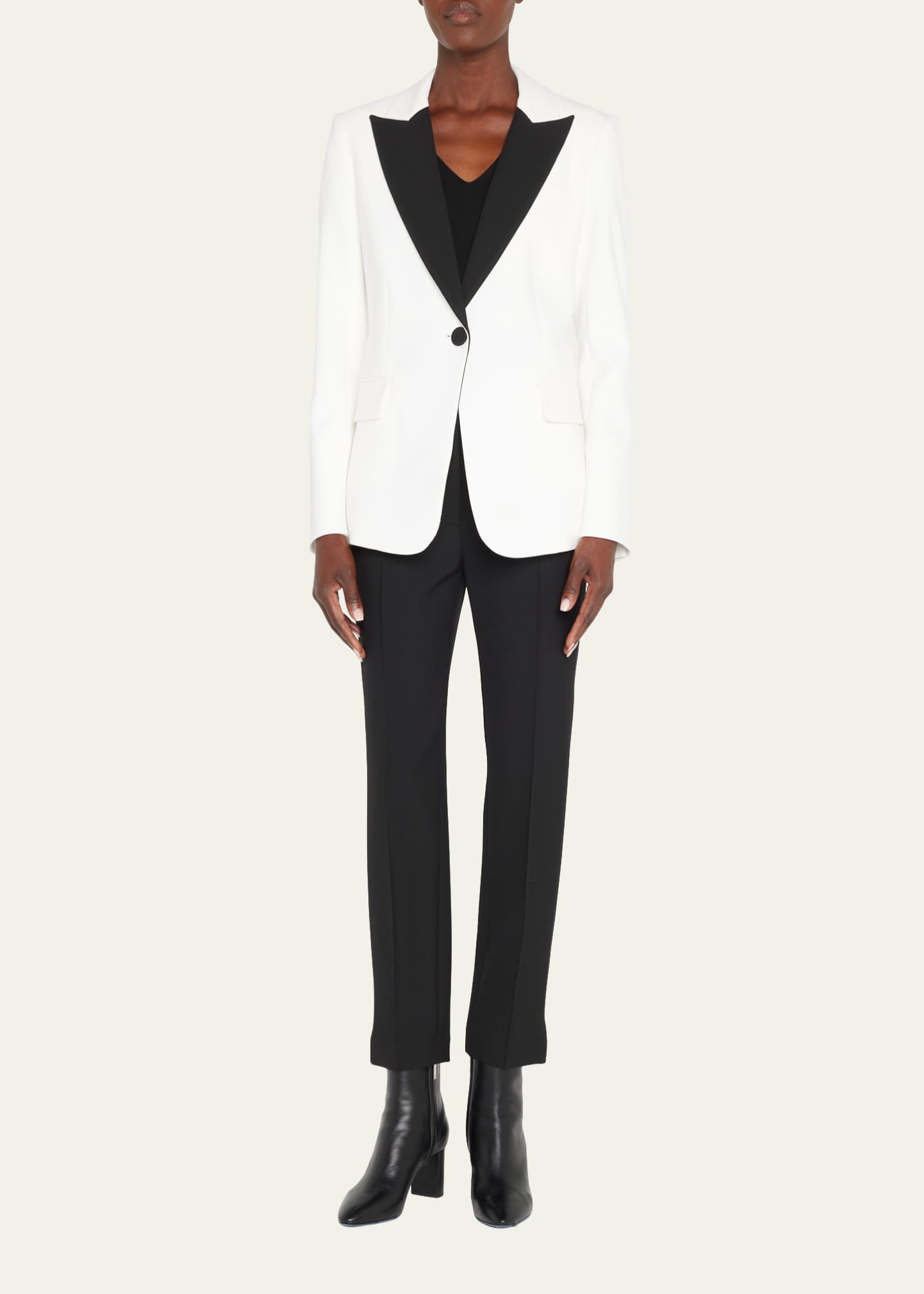 Veronica Beard Ashburn Peak Lapel Blazer - Bergdorf Goodman