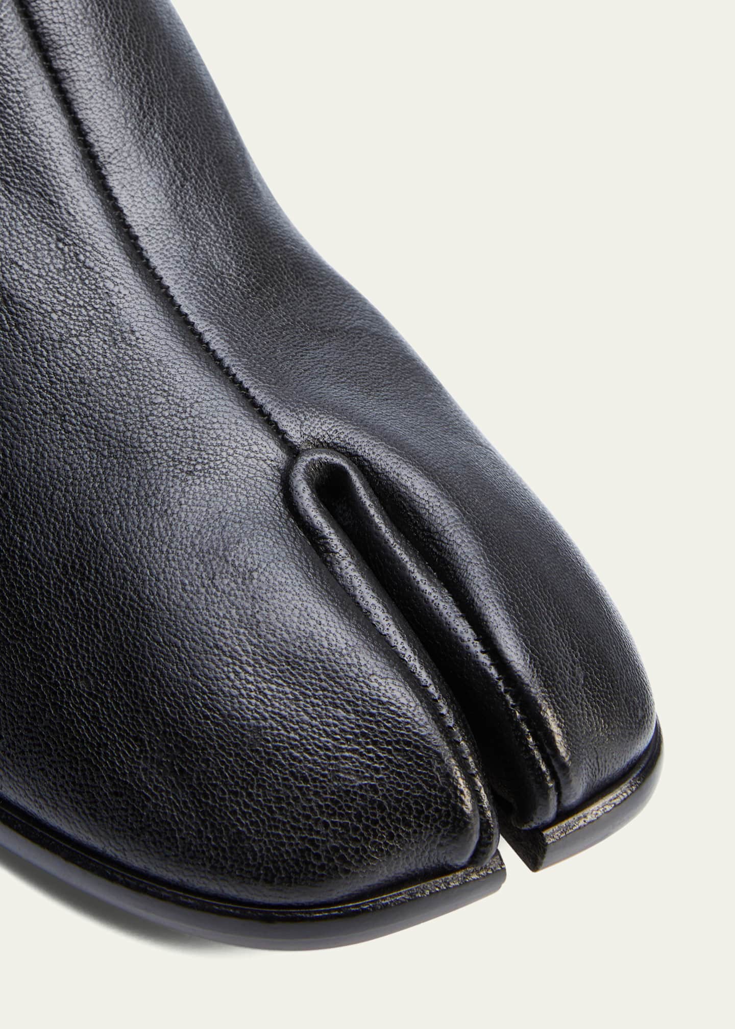 Maison Margiela Men s Tabi Babouchev Tabi Toe Leather Slip On Shoes Bergdorf Goodman