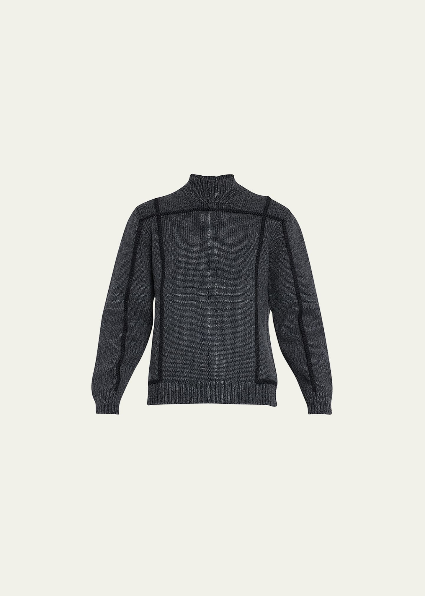 Brioni Men's Cashmere Mock Neck Sweater Bergdorf Goodman