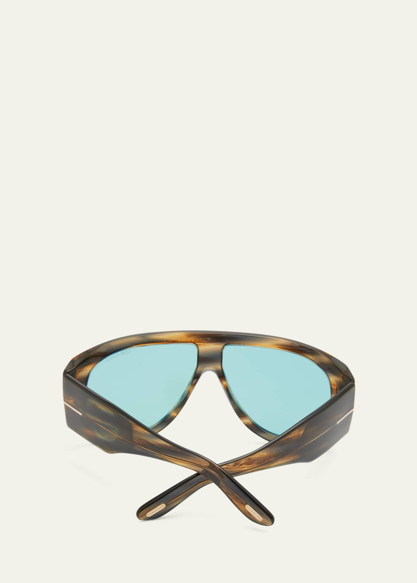 TOM FORD Men's Bronson T-Logo Shield Sunglasses Image 5 of 5