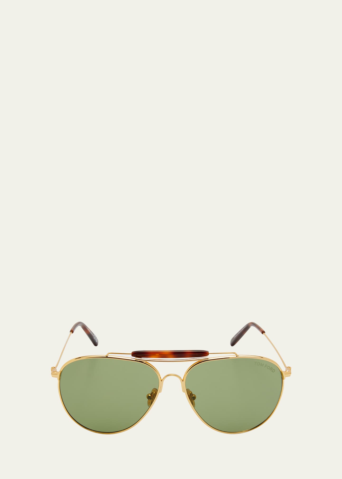 TOM FORD Men's Raphael Double-Bridge Metal Aviator Sunglasses - Bergdorf  Goodman
