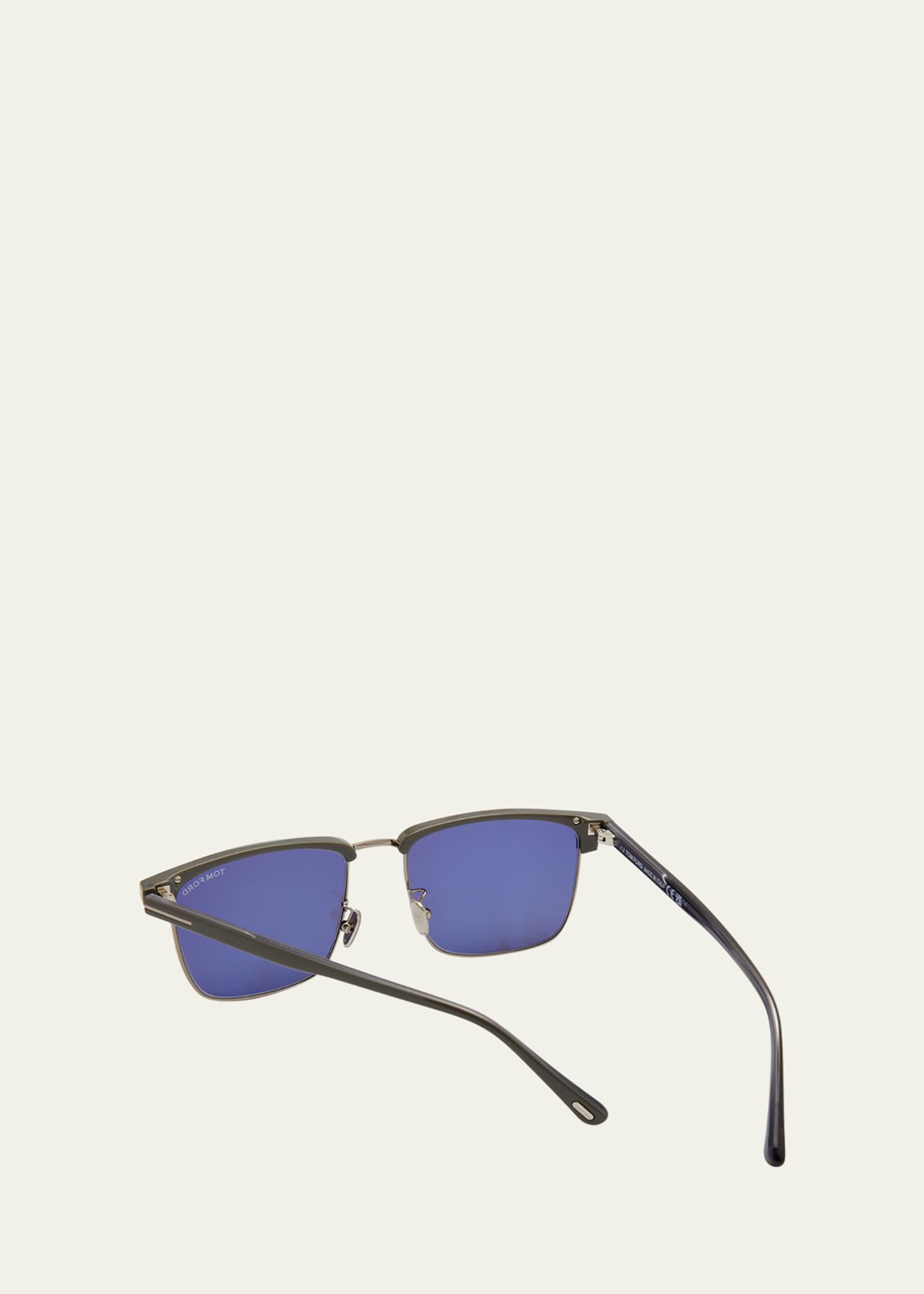 tom ford half rim glasses