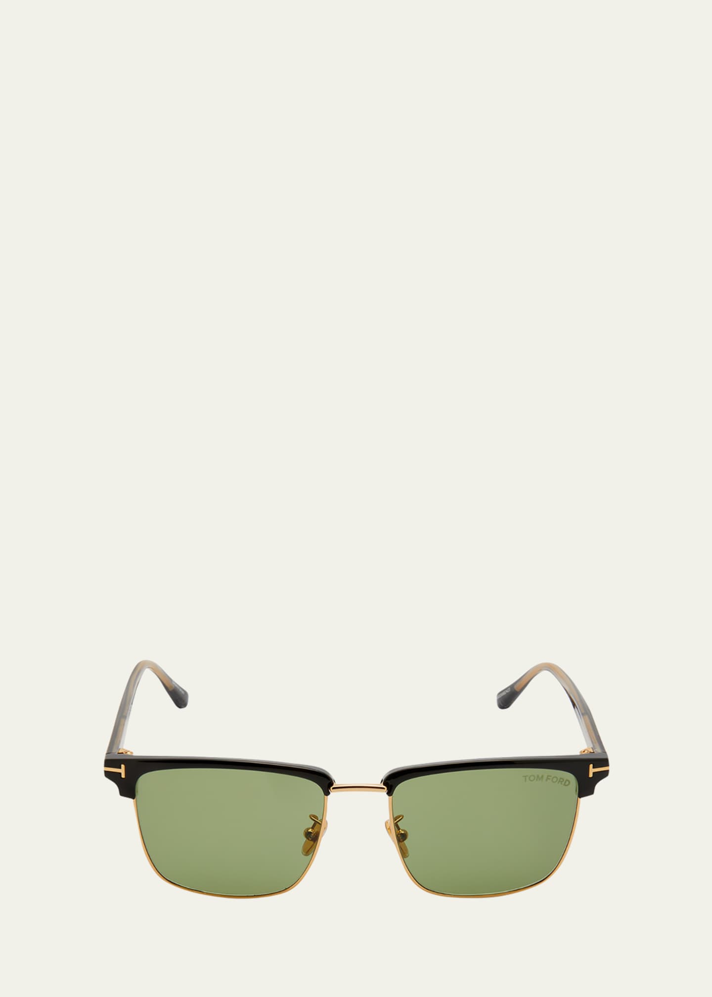 TOM FORD Men's FT0997-Hudson Half-Rim Square Sunglasses - Bergdorf Goodman