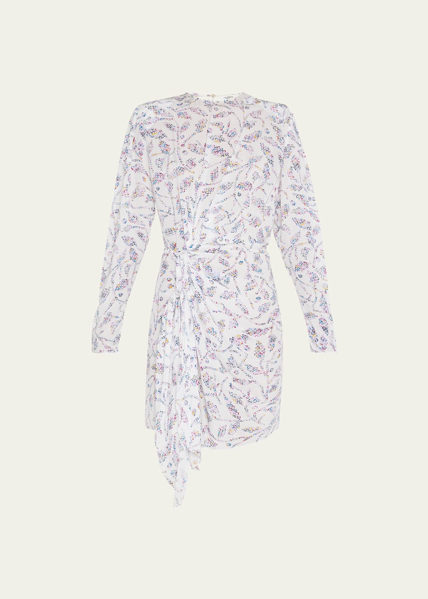 hefboom Begrip Afhaalmaaltijd Etoile Isabel Marant Dulce Printed Long Sleeve Mini Dress - Bergdorf Goodman