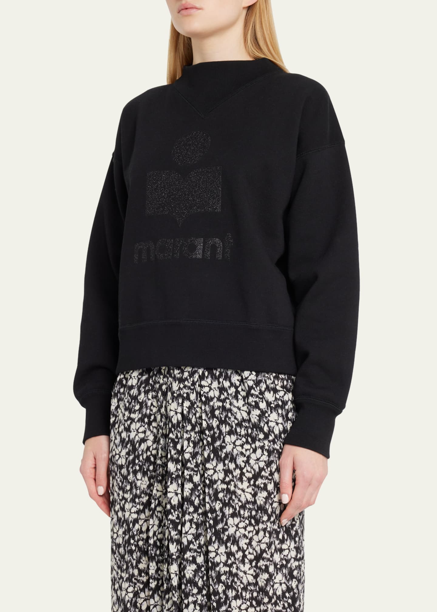 Etoile Isabel Marant Moby Glitter Sweatshirt - Bergdorf Goodman