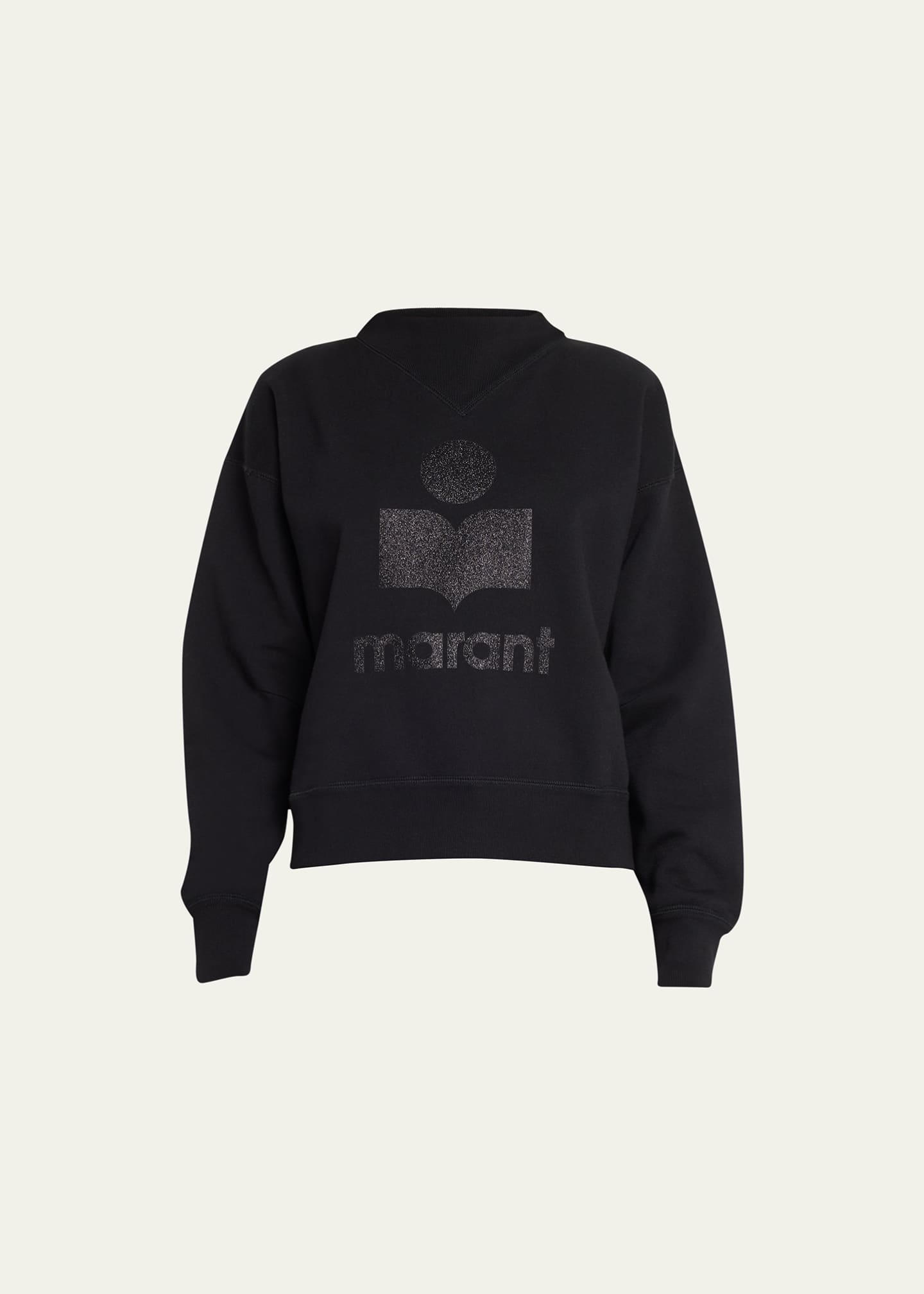 varsel Nøgle hage Etoile Isabel Marant Moby Glitter Logo Sweatshirt - Bergdorf Goodman