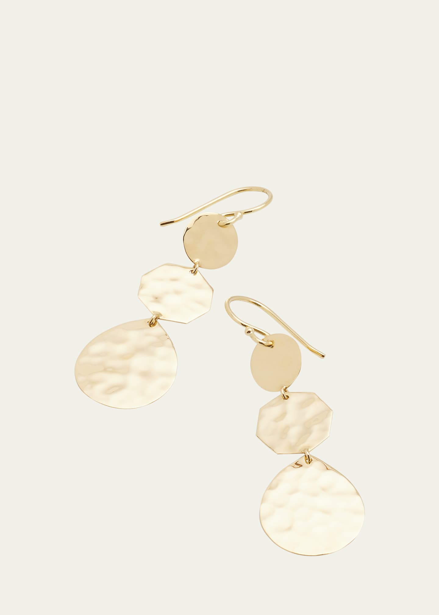 Ippolita Small Crinkle Crazy 8's Earrings in 18K Gold Image 3 of 4
