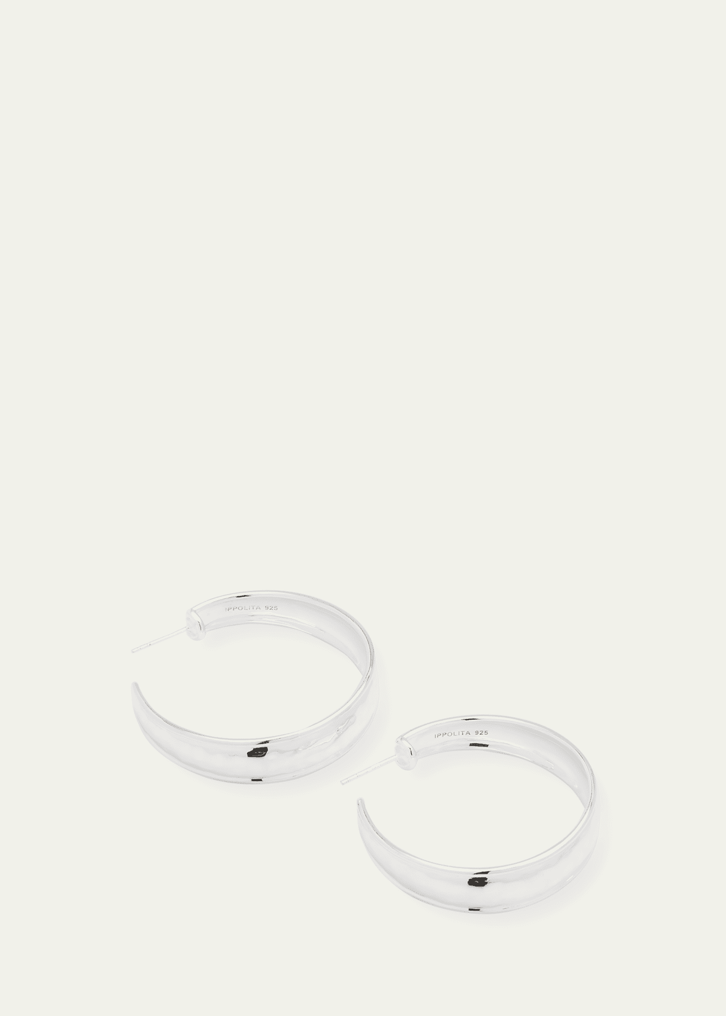 Ippolita Goddess Hoop Earrings in Sterling Silver Image 3 of 4