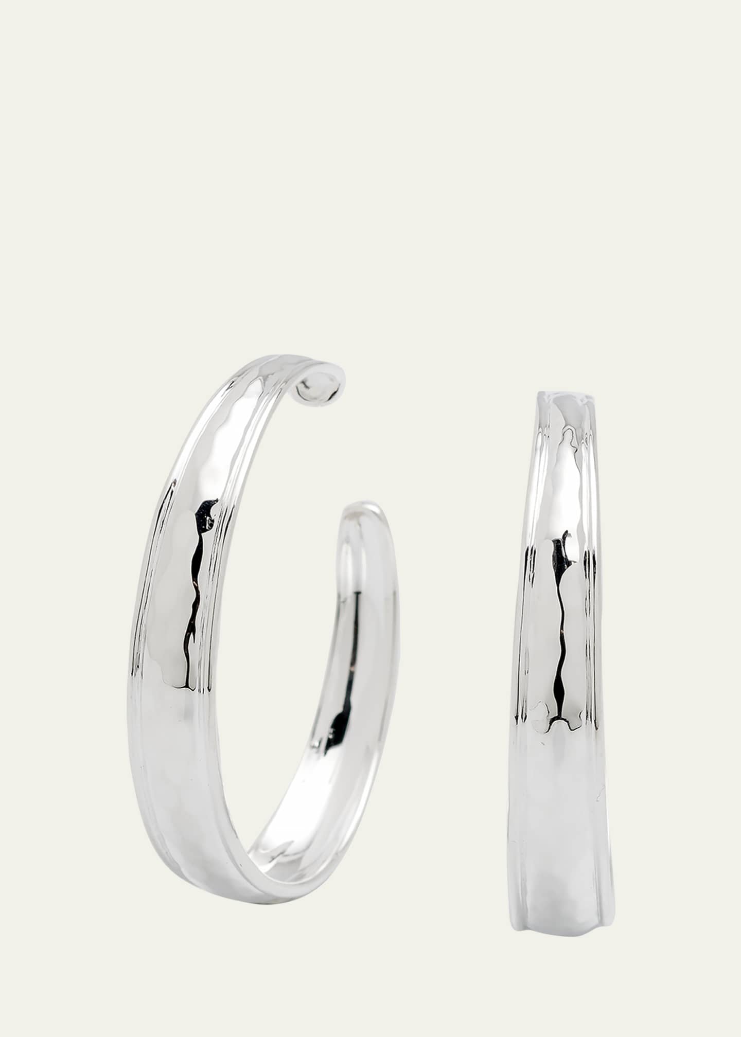 Ippolita Goddess Hoop Earrings in Sterling Silver Image 1 of 4