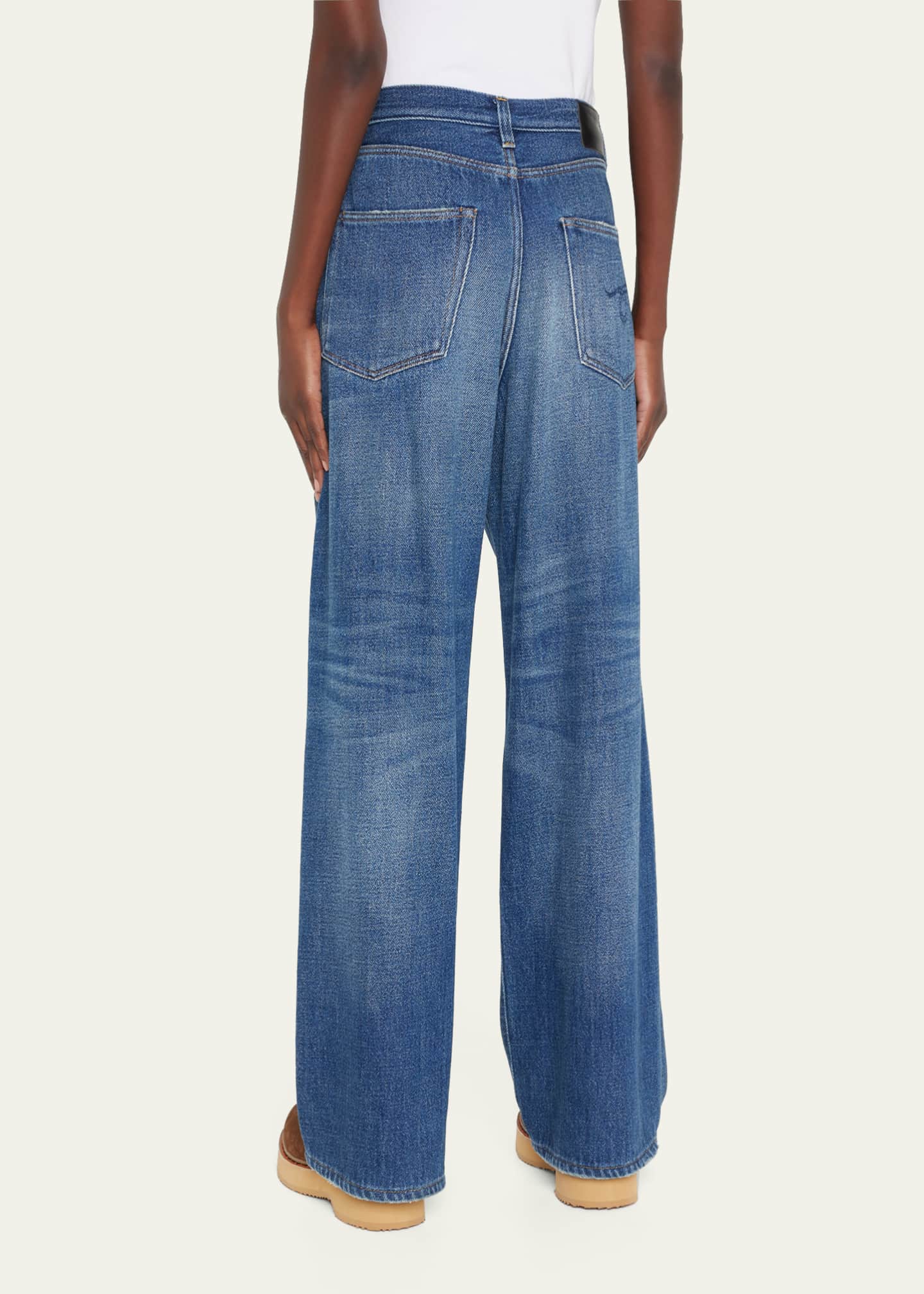 R13 Darcy Loose WideLeg Jeans Bergdorf Goodman