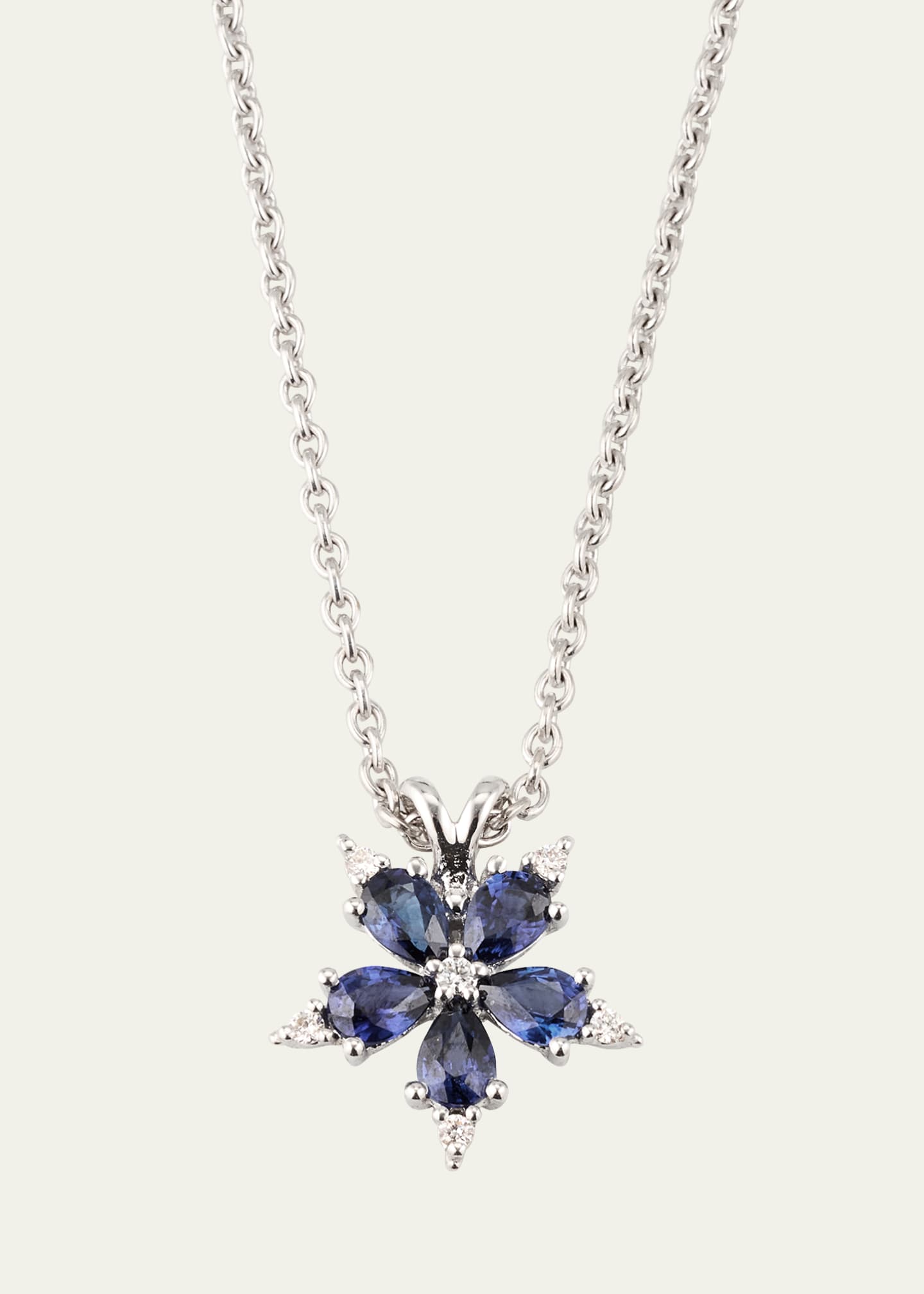 Paul Morelli Mini Stellanise Sapphire & Diamond Pendant Necklace Image 1 of 4