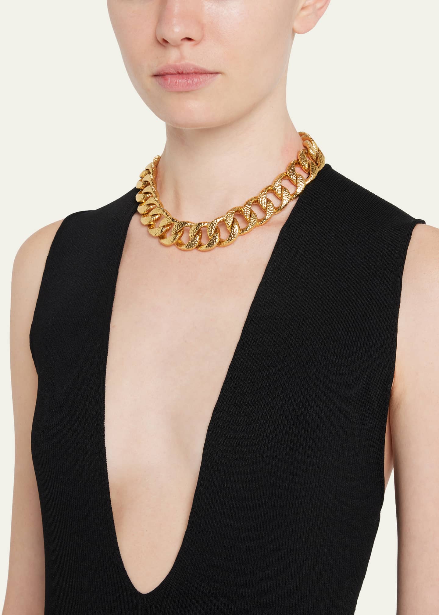 Ben-Amun Hammered Chain Necklace - Bergdorf Goodman