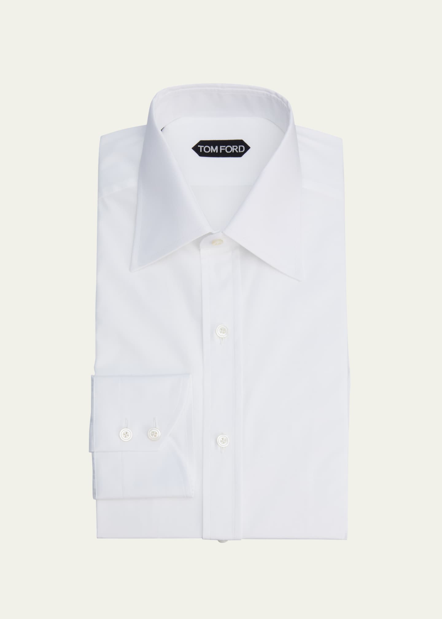 TOM FORD Men's Point Collar Dress Shirt - Bergdorf Goodman