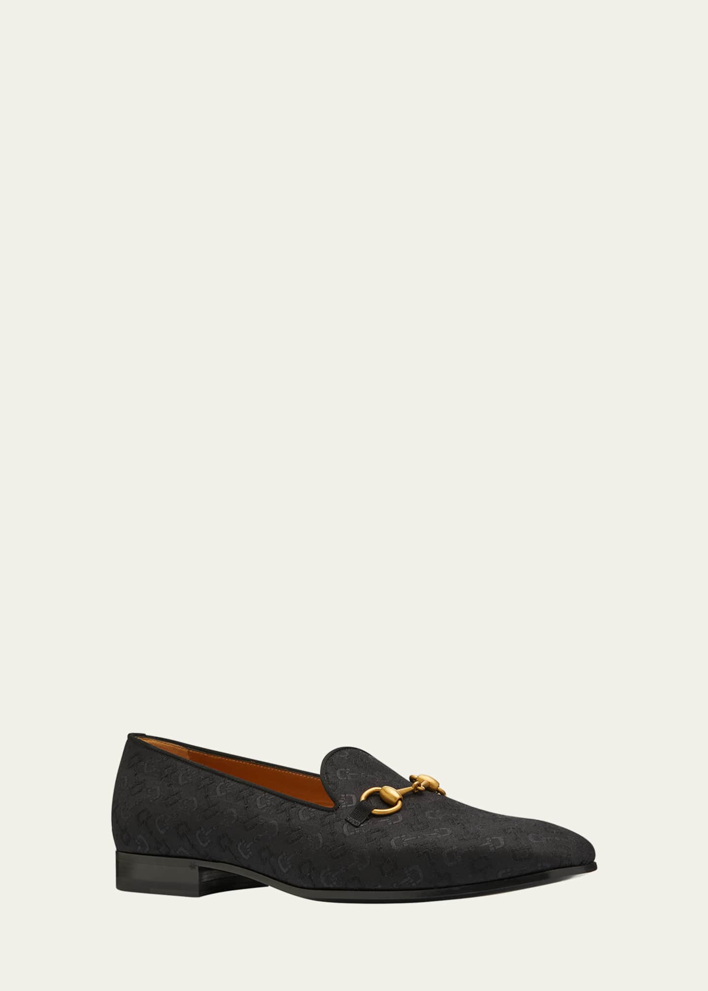 Gucci jacquard loafers discount