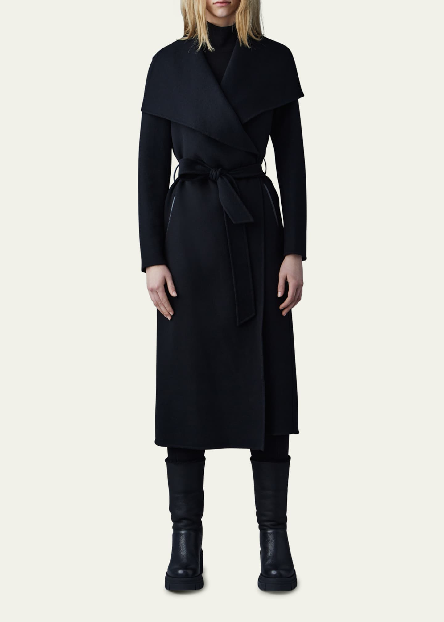 Mackage mai coat black sales