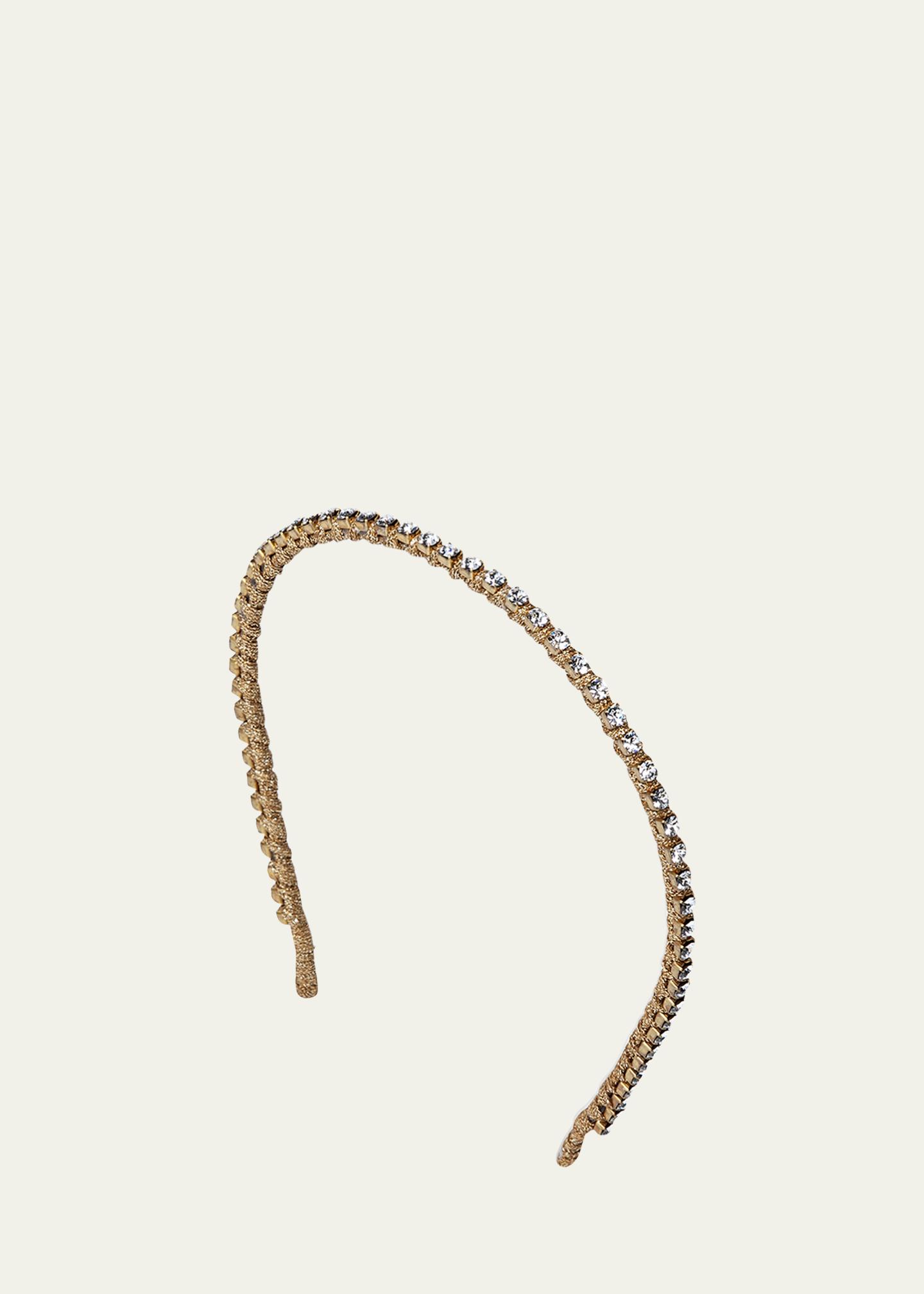 Jennifer Behr Lisbon Headband Jennifer Behr Lisbon Crystal Headband In Silver | ModeSens main image 2