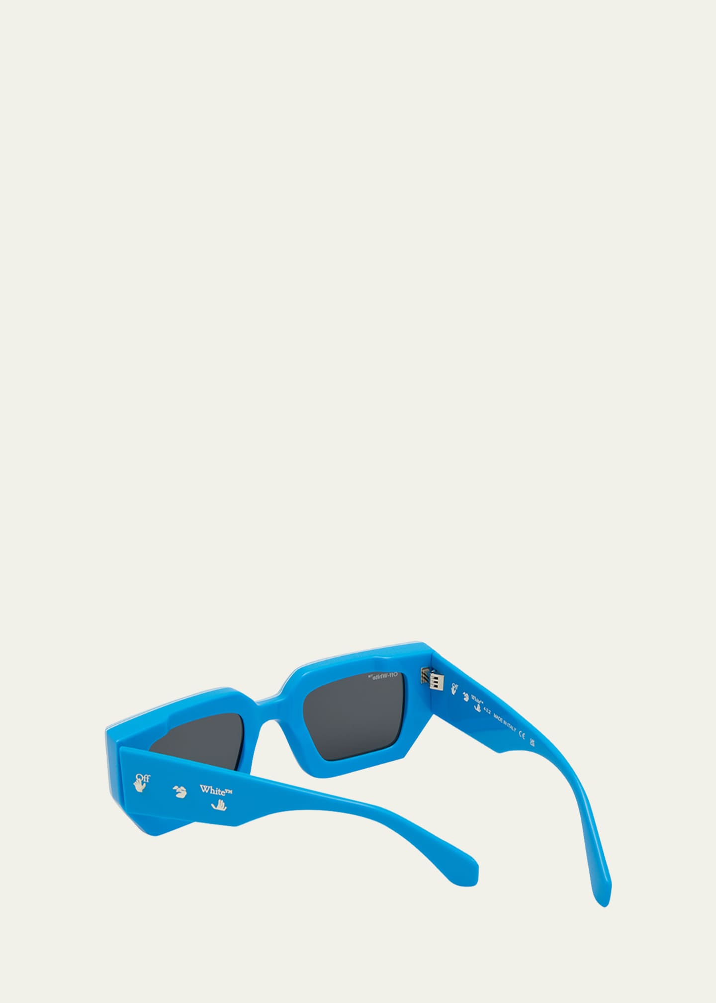 off white sunglasses blue