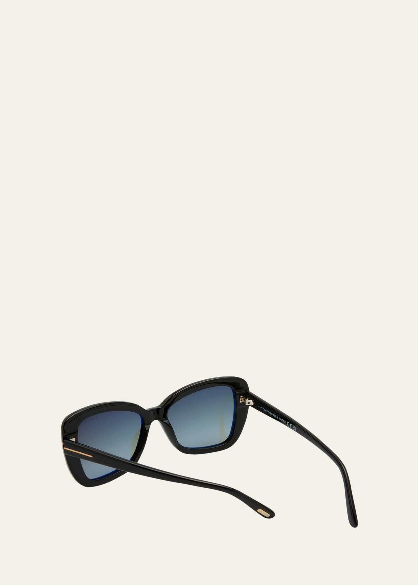 TOM FORD Maeve Havana Acetate Butterfly Sunglasses Image 3 of 5