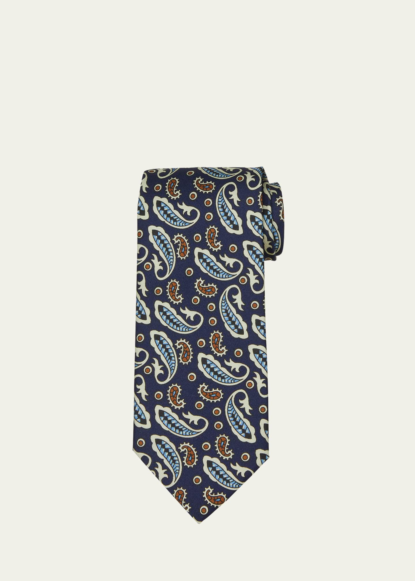 Marinella Men's Archivio 3-Fold Silk Tie