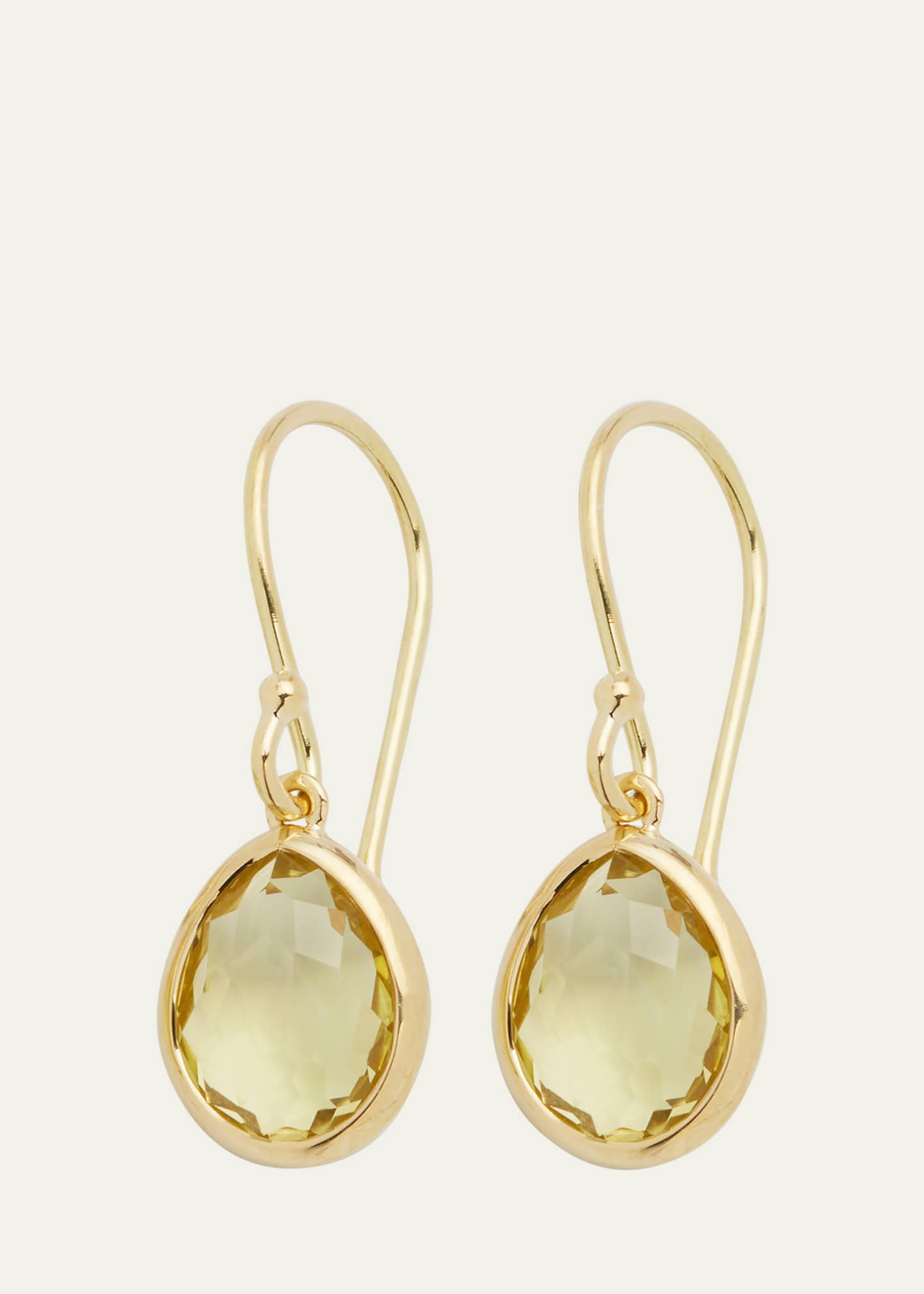 Ippolita 18K Rock Candy Teeny Teardrop Earrings Image 1 of 4
