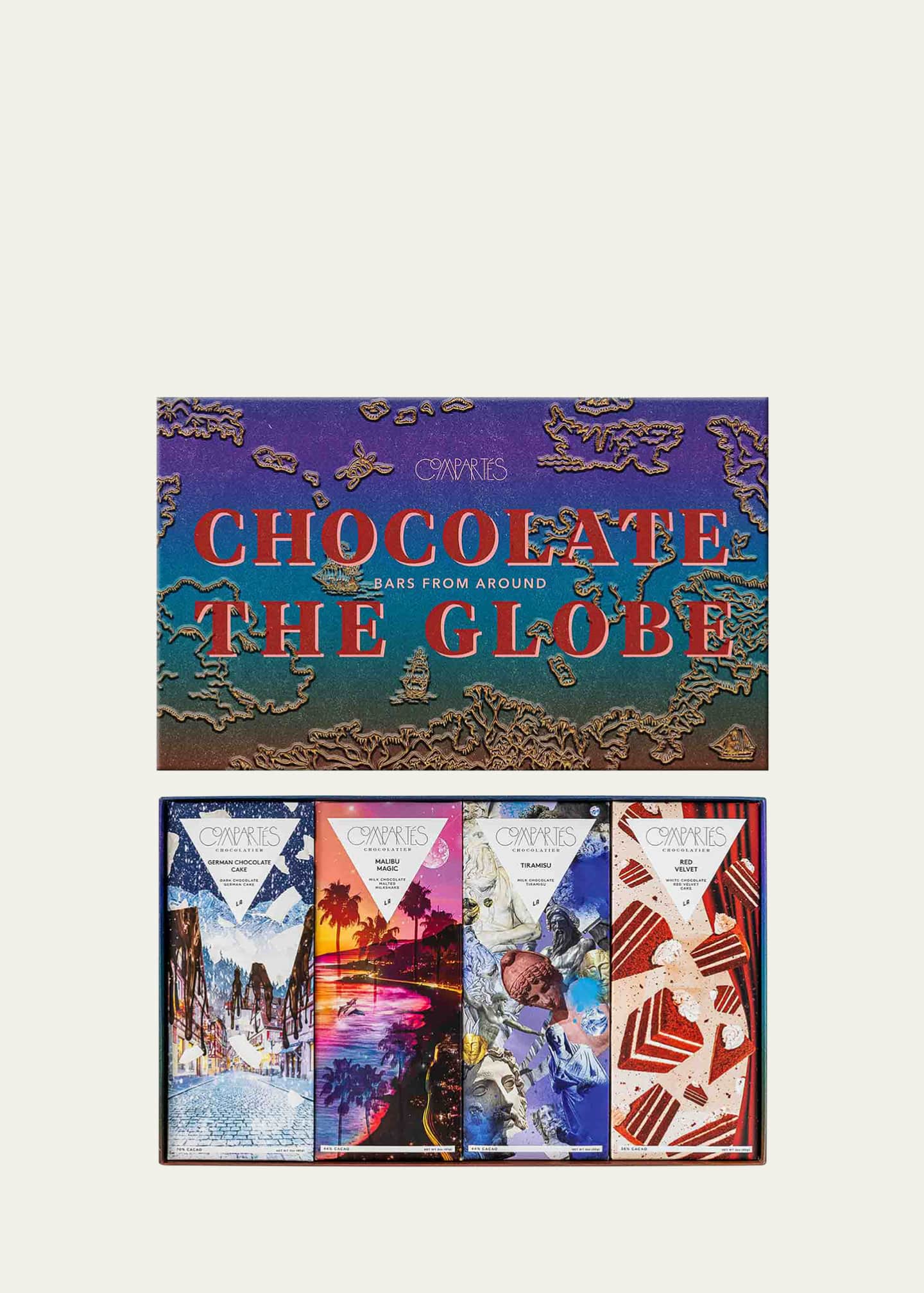 Compartes Chocolatier Around the Globe Chocolate Bar Gift Box Bergdorf Goodman