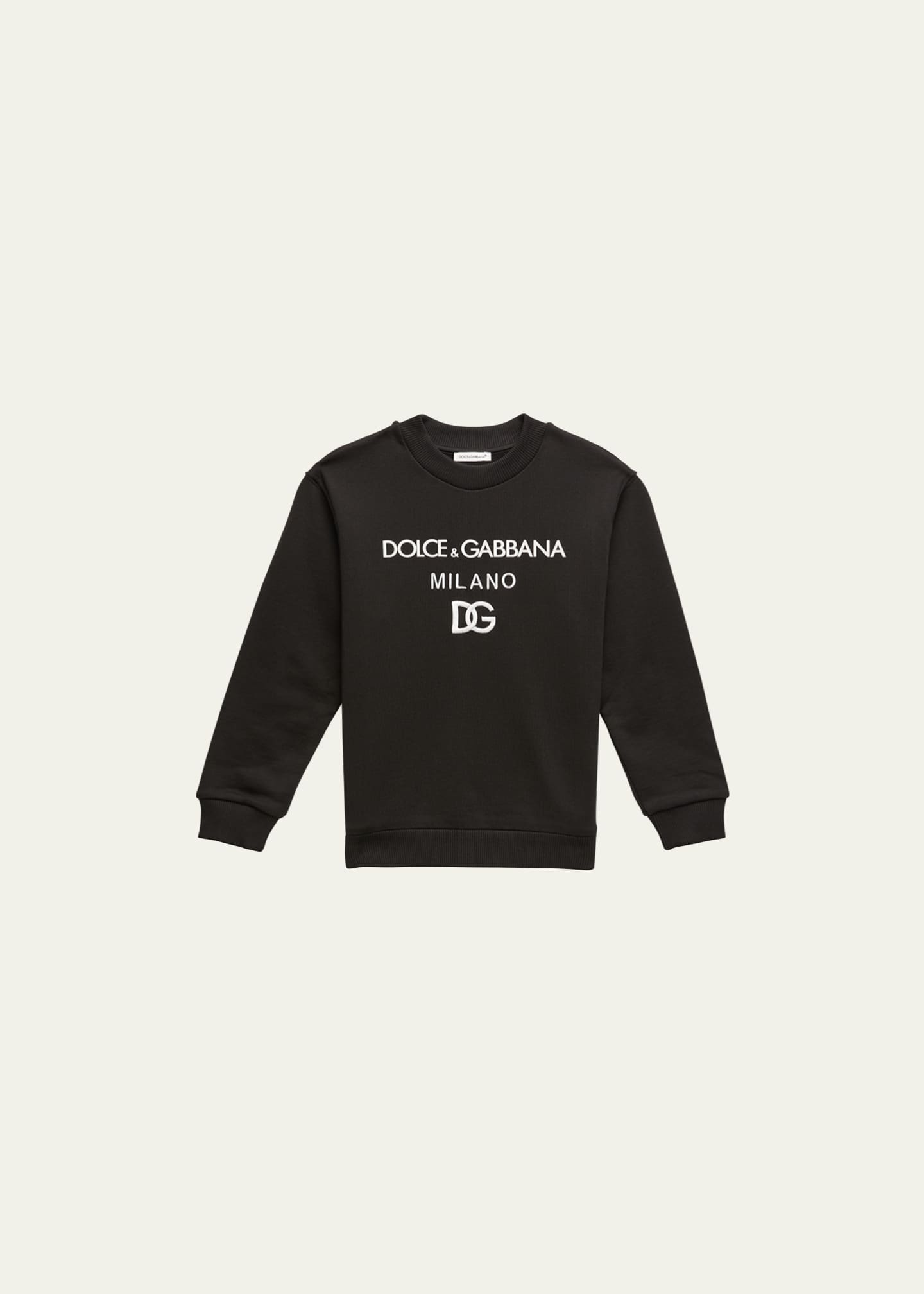 luge Etna lindring Dolce&Gabbana Junior Boy's DG Logo Sweatshirt, Size 4-6 - Bergdorf Goodman