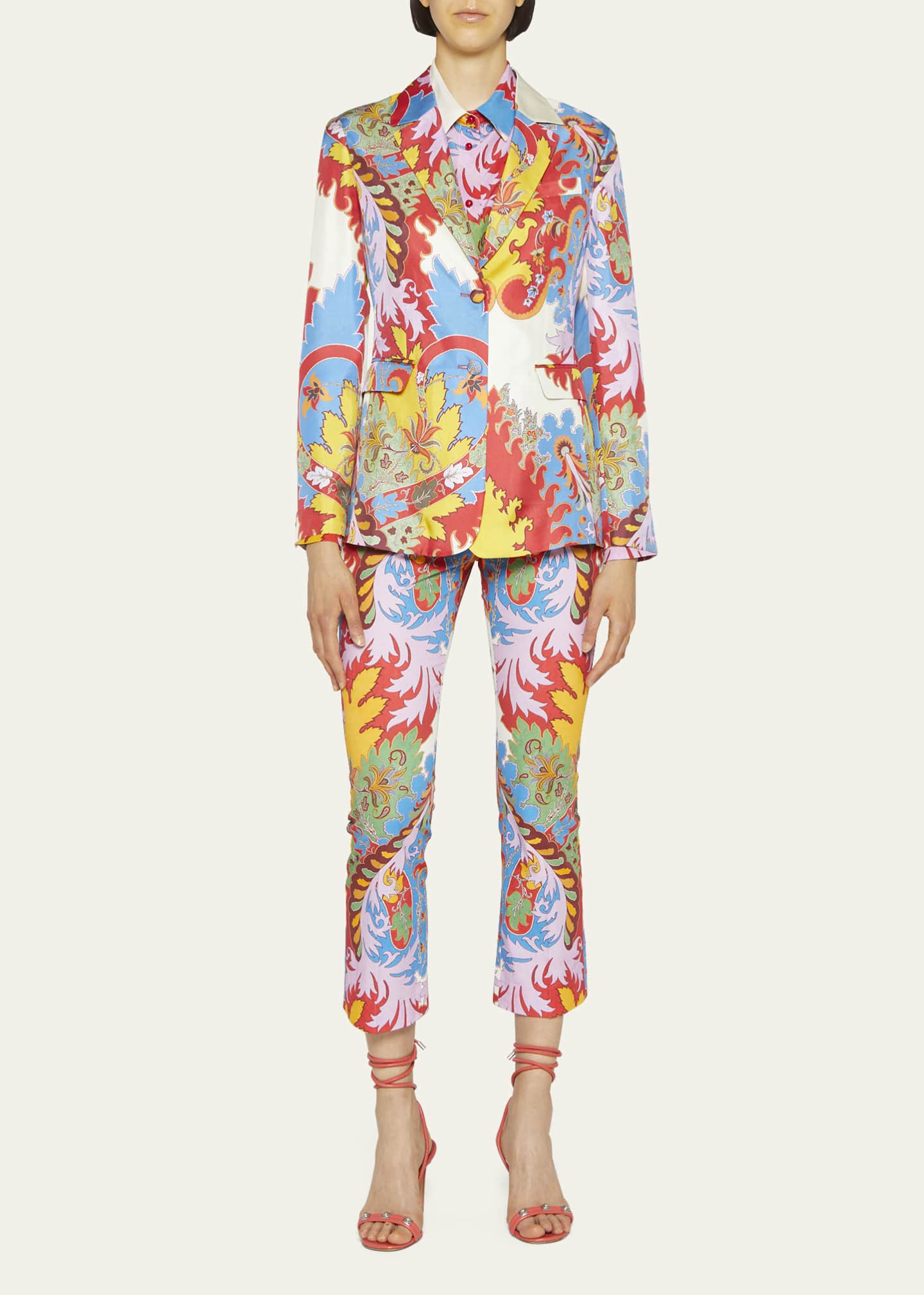 Etro Blooming Paisley Jacquard Blazer Jacket - Bergdorf Goodman