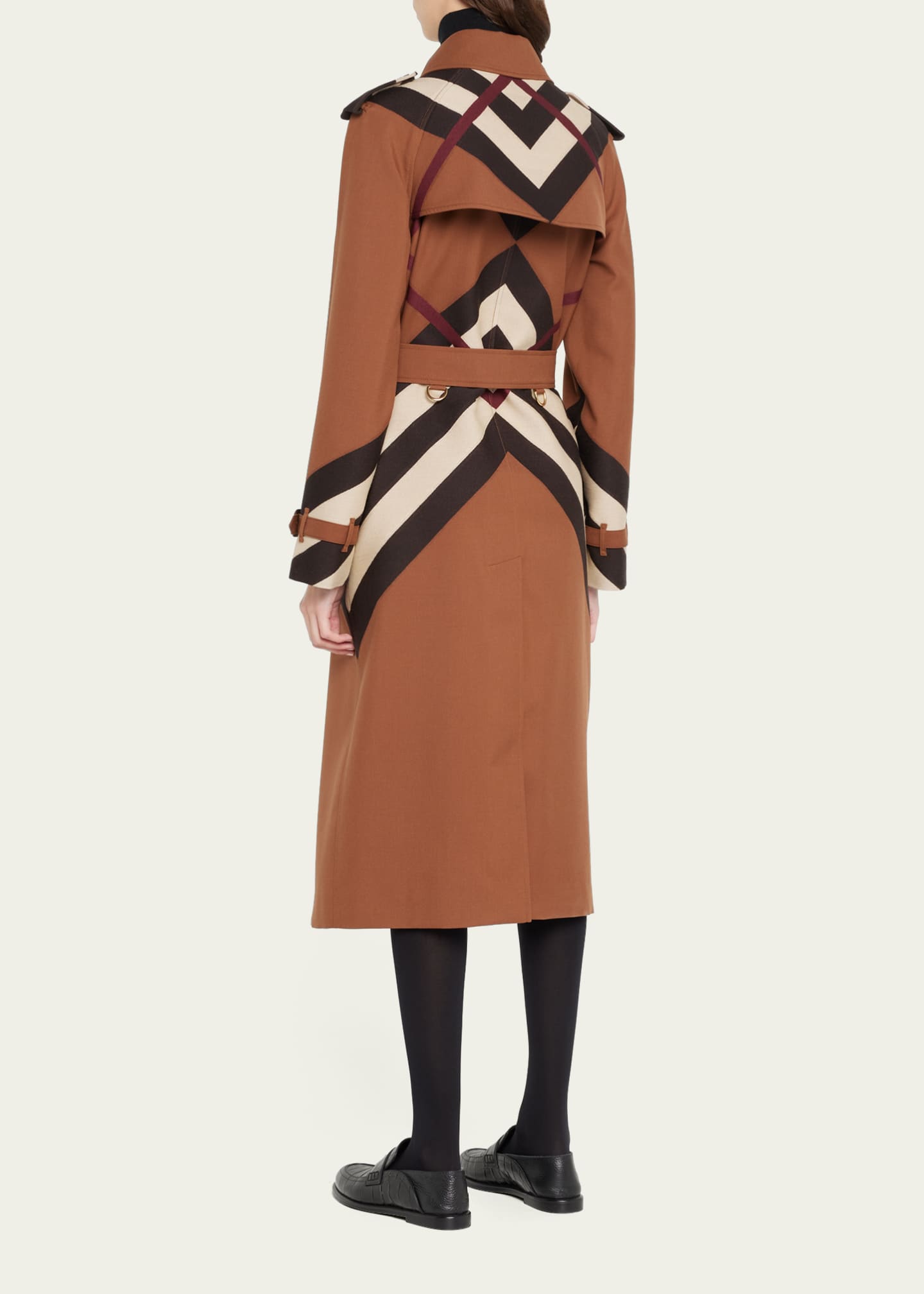 Burberry Waterloo Check Trench Coat Bergdorf Goodman