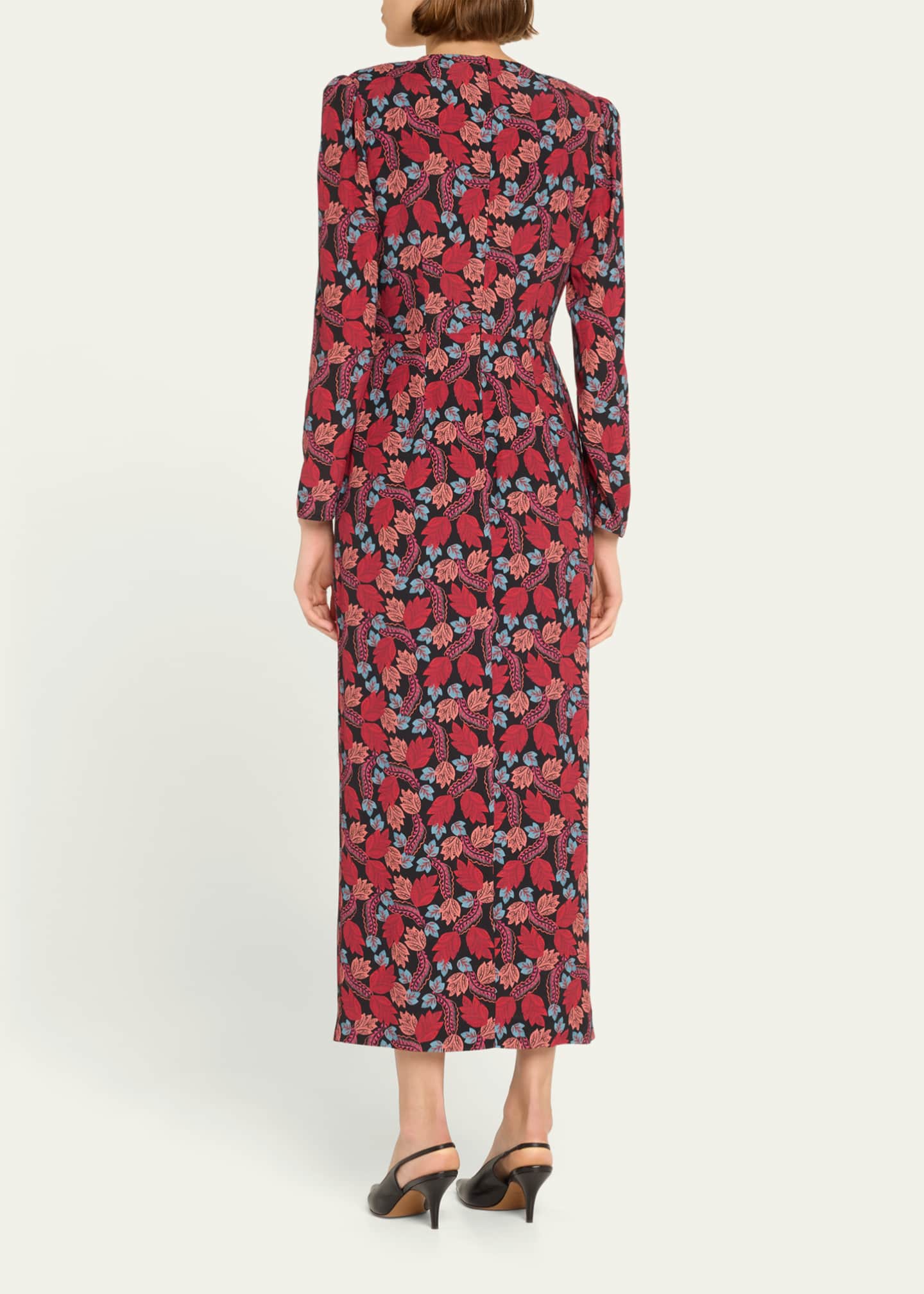 Jinx-C Velvet Cutout Midi Dress