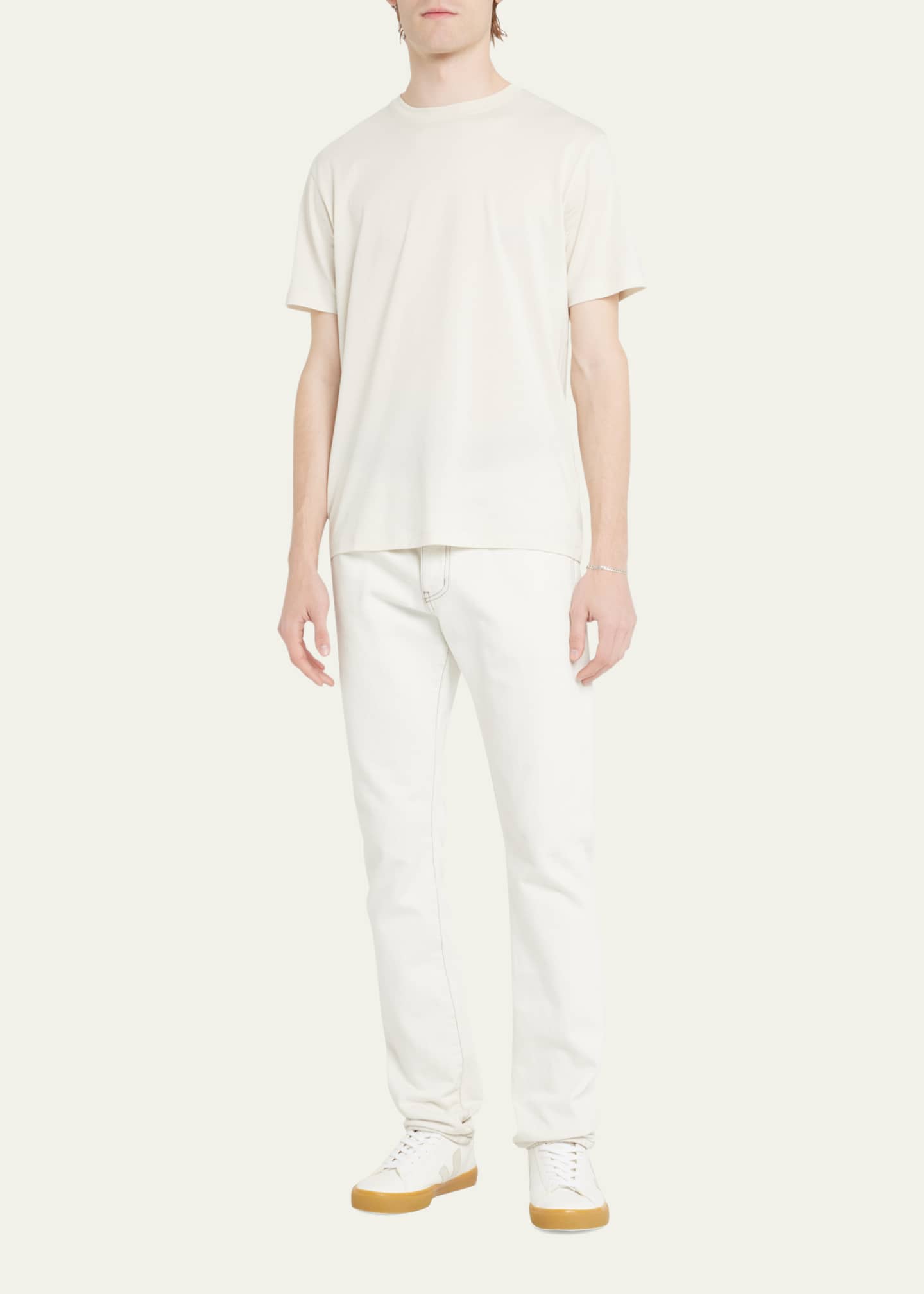 handvaerk Men's Pima Cotton Crewneck T-Shirt Image 2 of 5