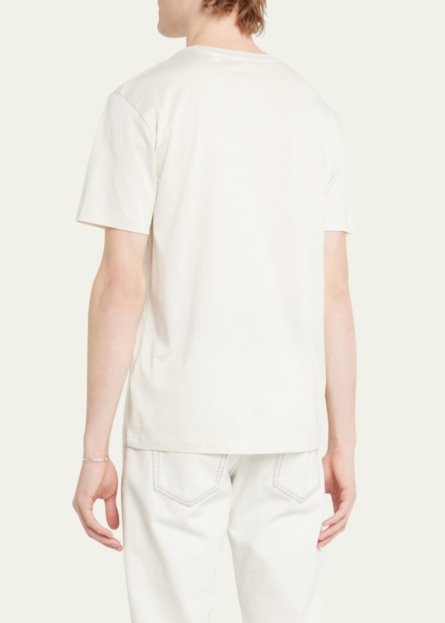 handvaerk Men's Pima Cotton Crewneck T-Shirt Image 3 of 5