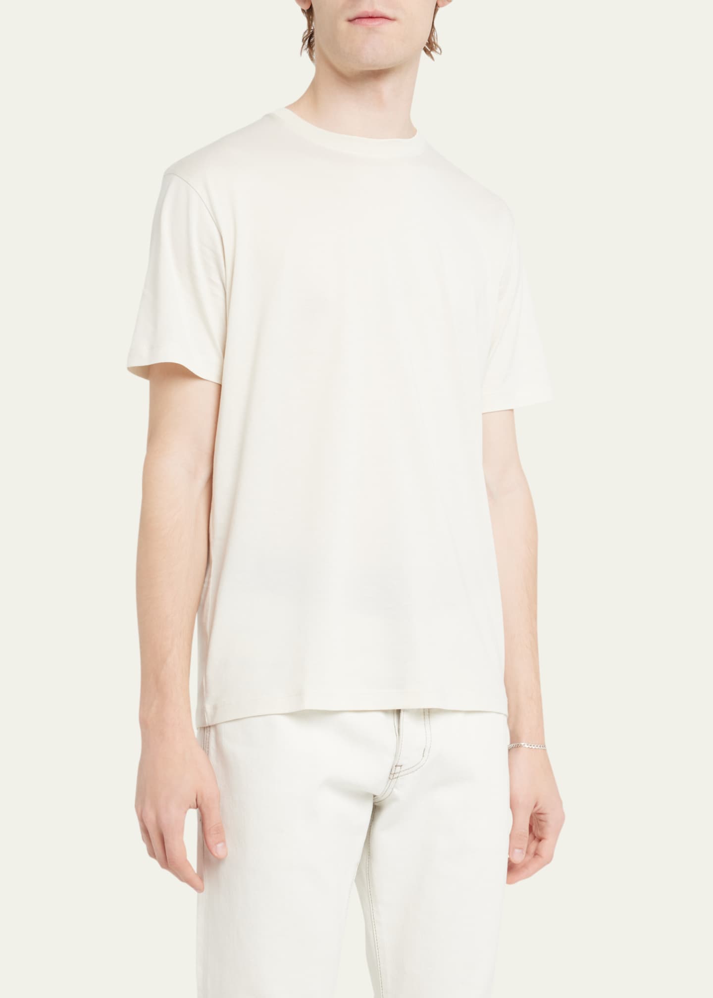 handvaerk Men's Pima Cotton Crewneck T-Shirt Image 4 of 5