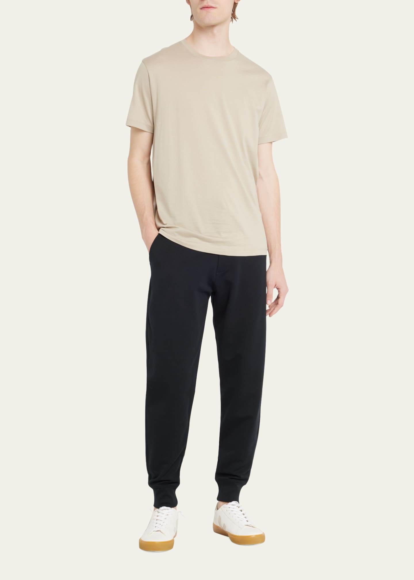 handvaerk Men's Pima Cotton Crewneck T-Shirt Image 2 of 5