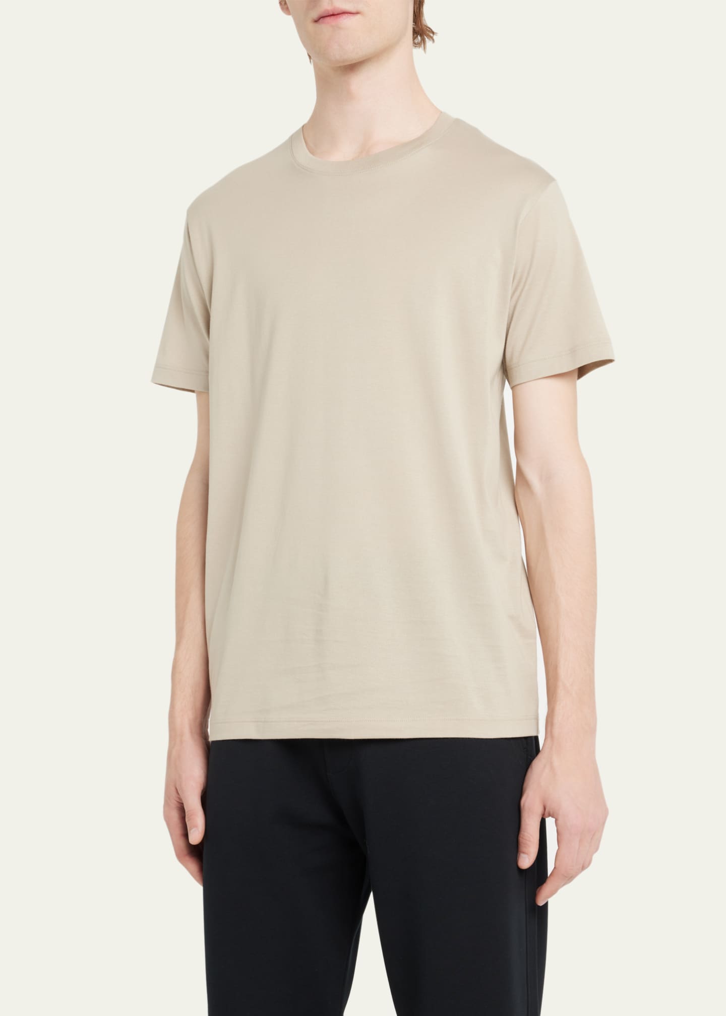 handvaerk Men's Pima Cotton Crewneck T-Shirt Image 4 of 5