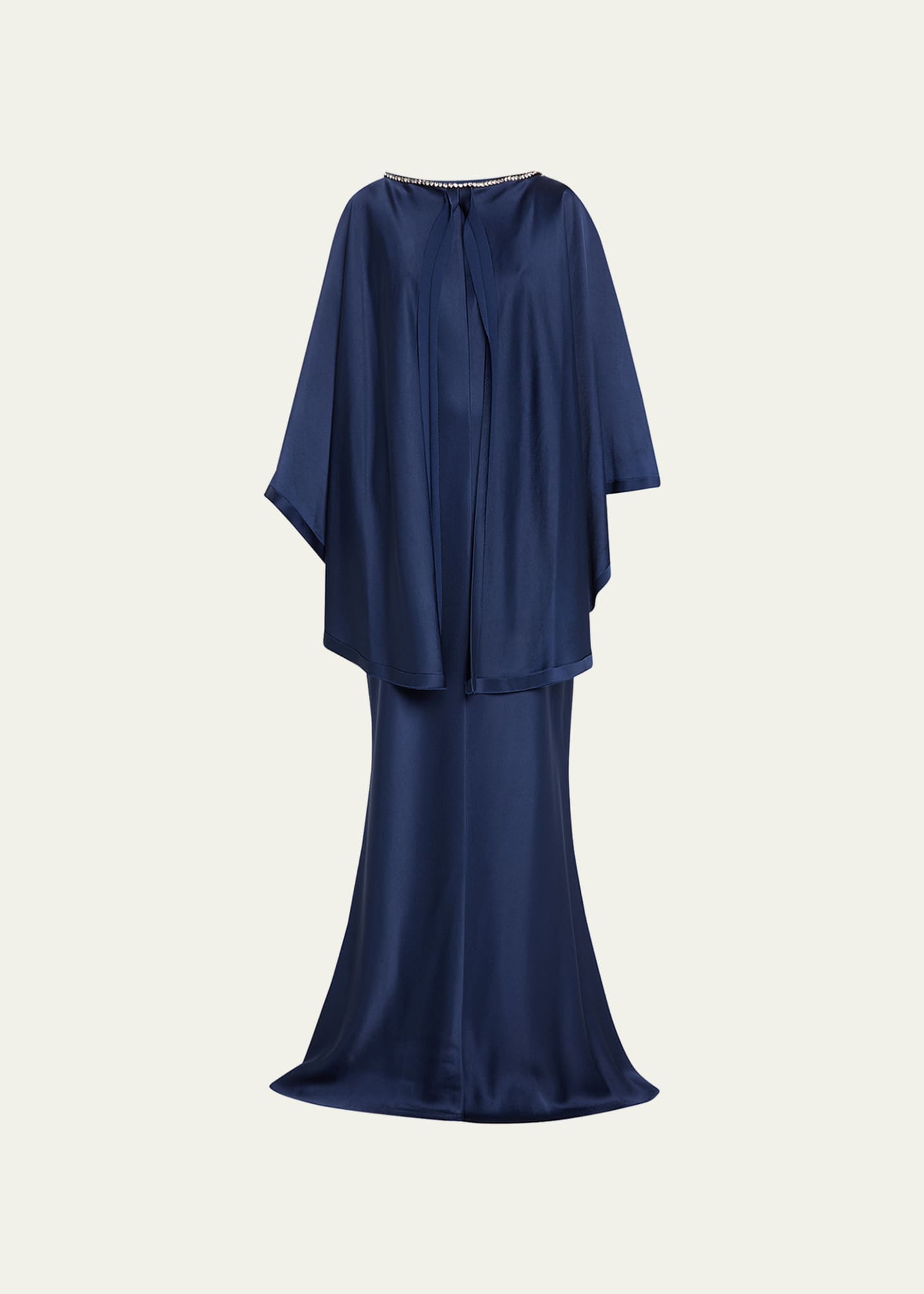 Jason Wu Collection Crystal Cape Dress Image 1 of 5