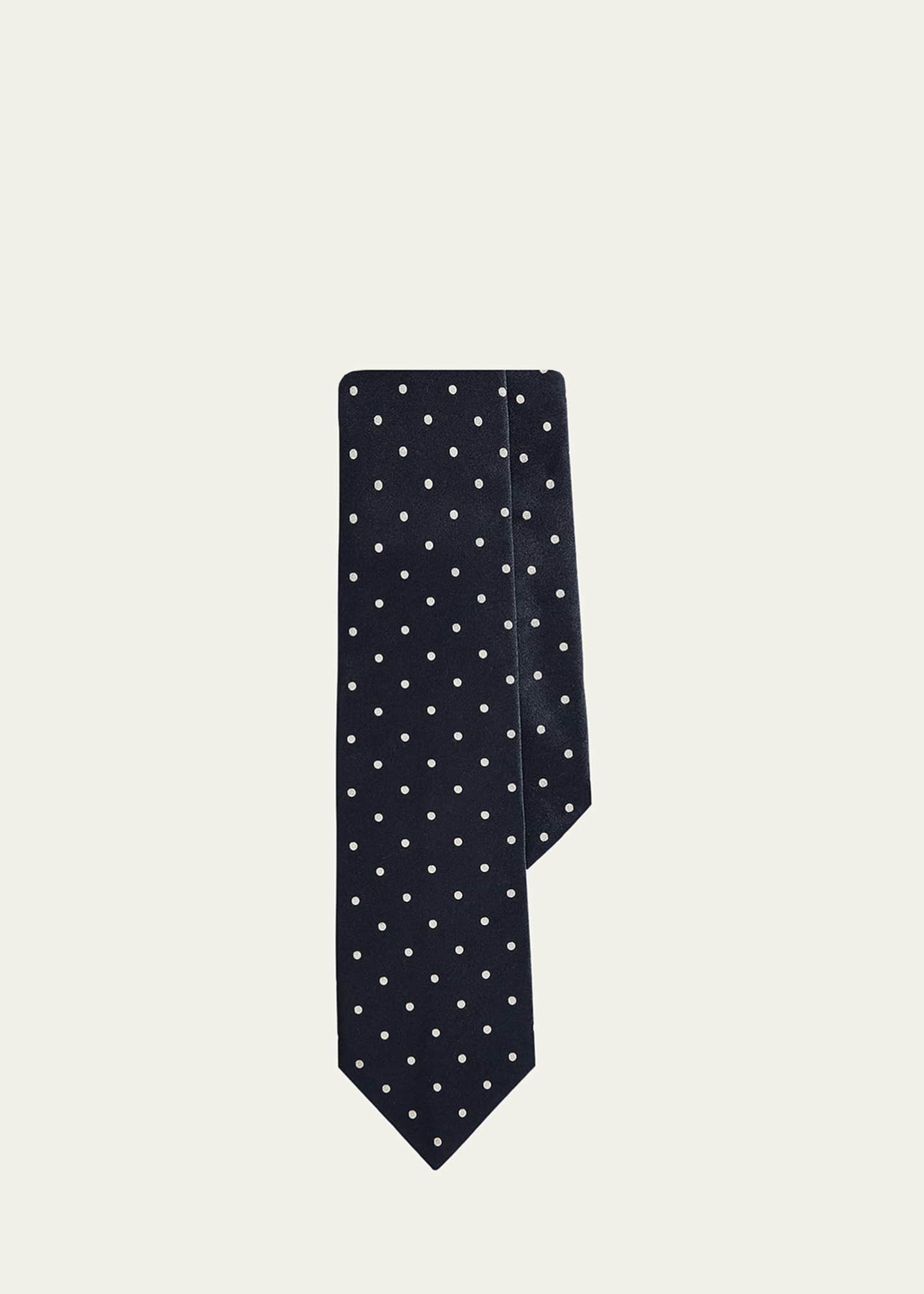 RALPH LAUREN Purple Label ドット シルク ネクタイ Ralph Lauren Purple Label Men's Polka Dot Silk Tie