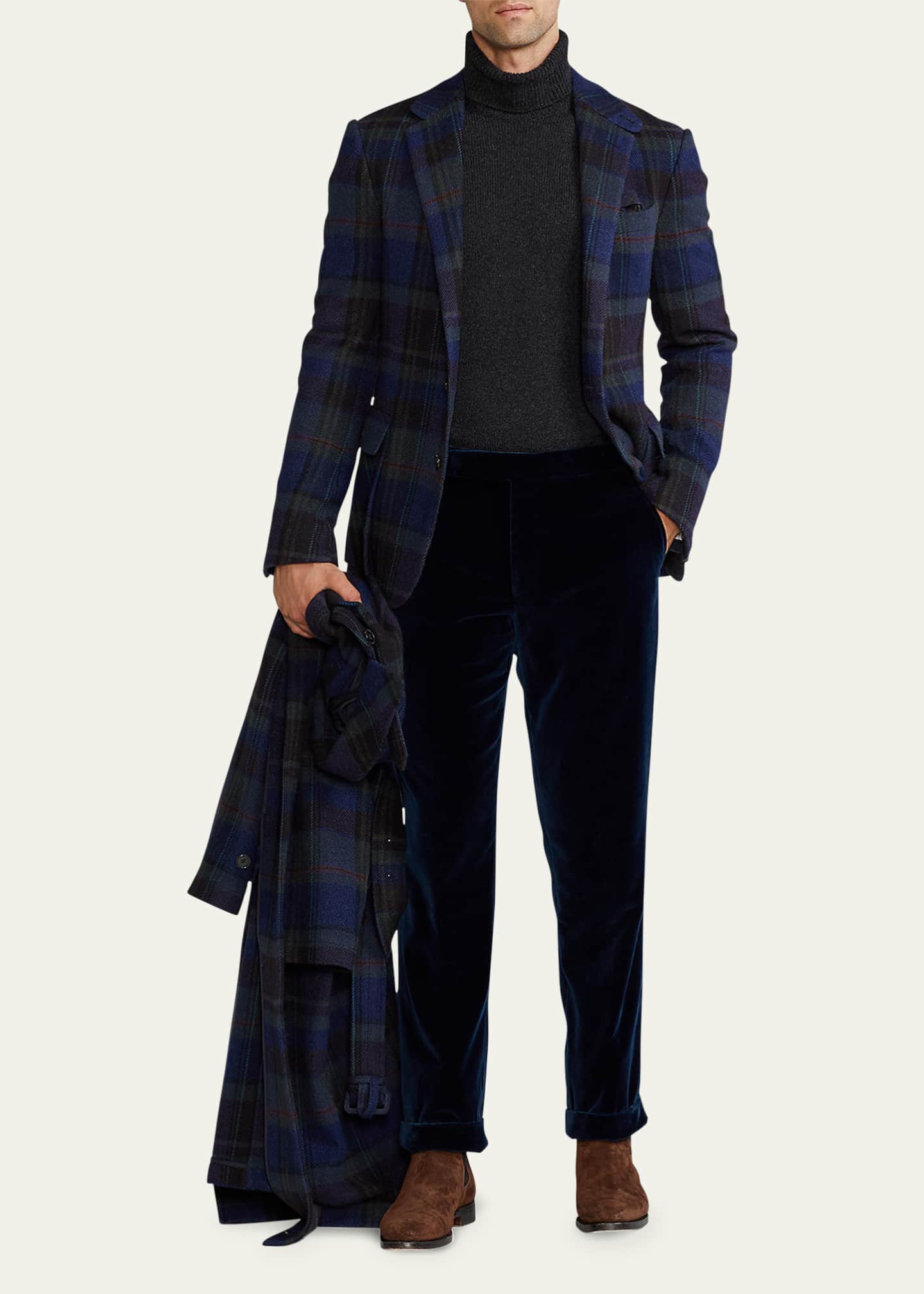 Ralph Lauren Home Men's Kent Plaid Flannel Sport Coat - Bergdorf Goodman