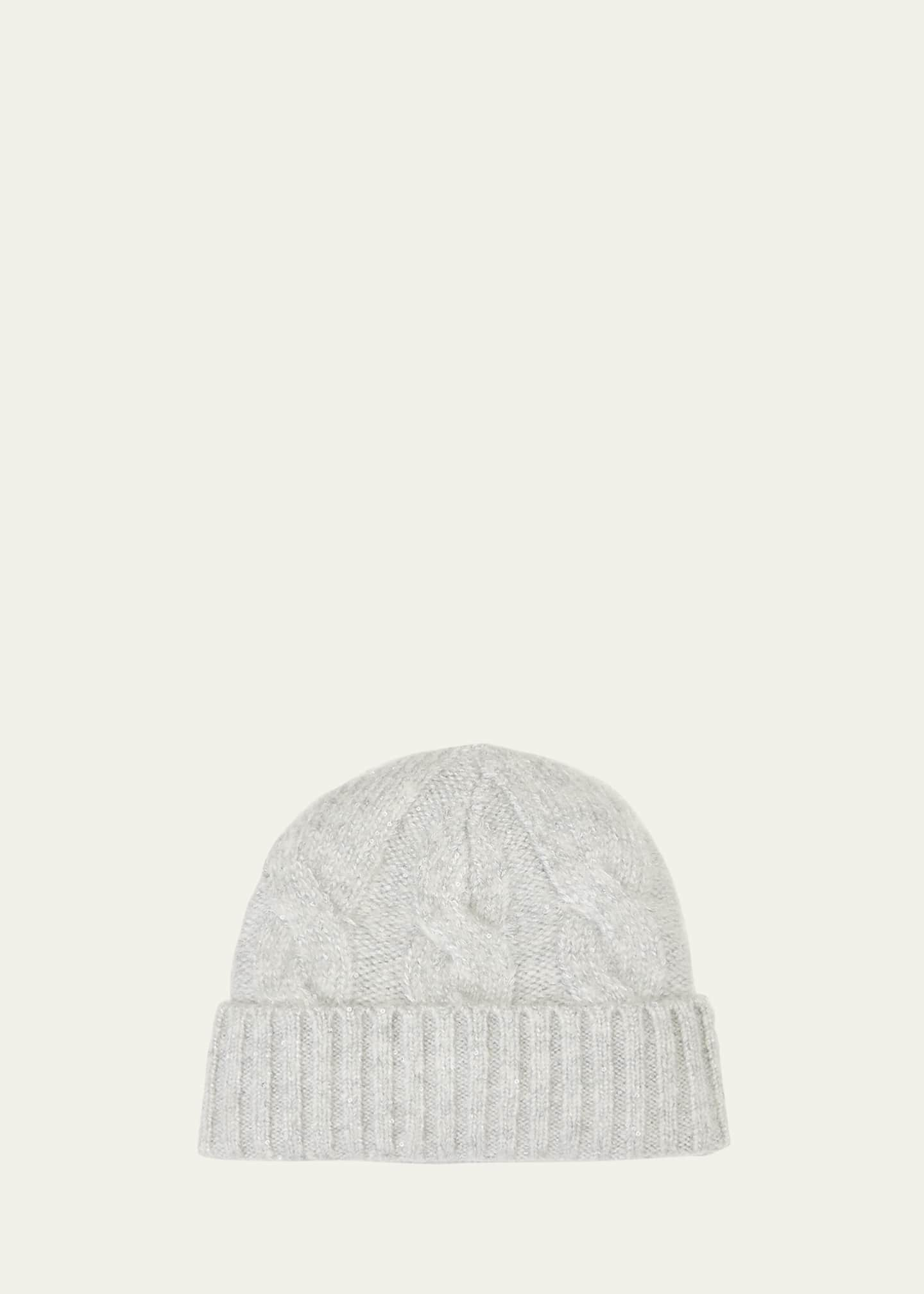 Eugenia Kim Roan Cable Knit Wool-Blend Beanie - Bergdorf Goodman