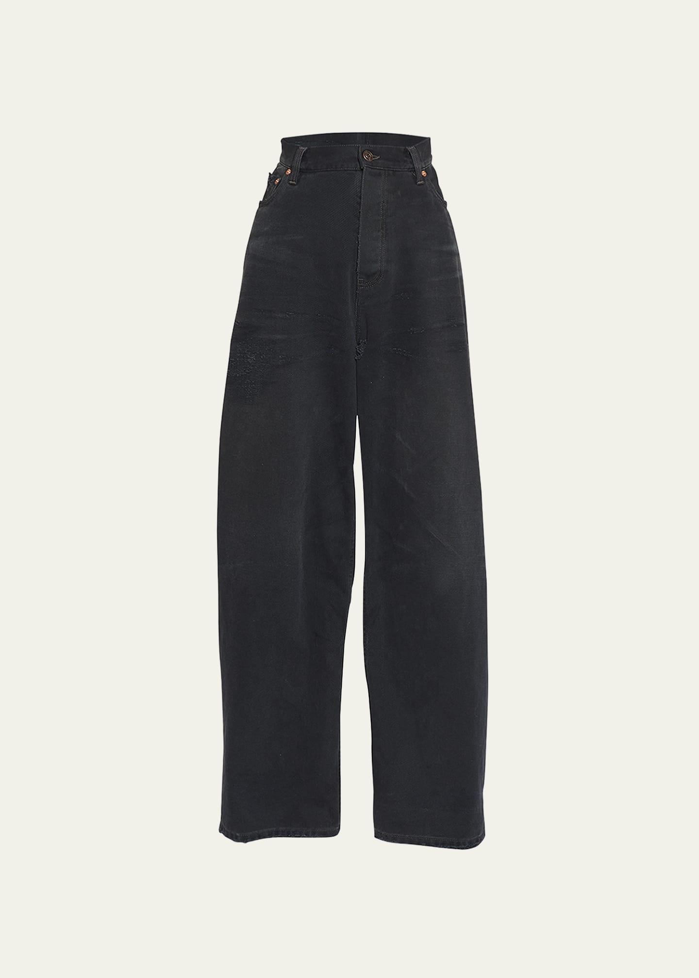 Balenciaga Black Flared Jeans for Men