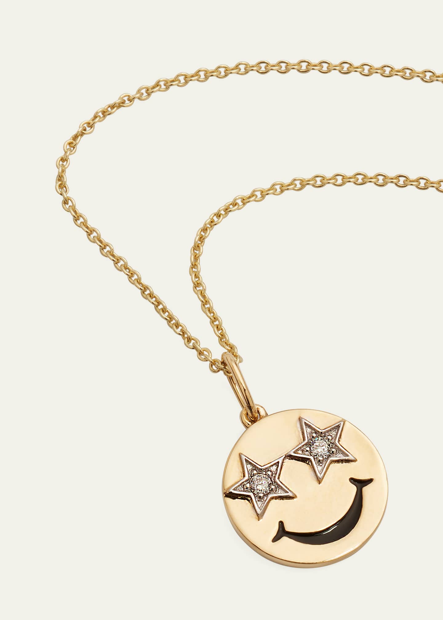 Chain with face pendant cheap