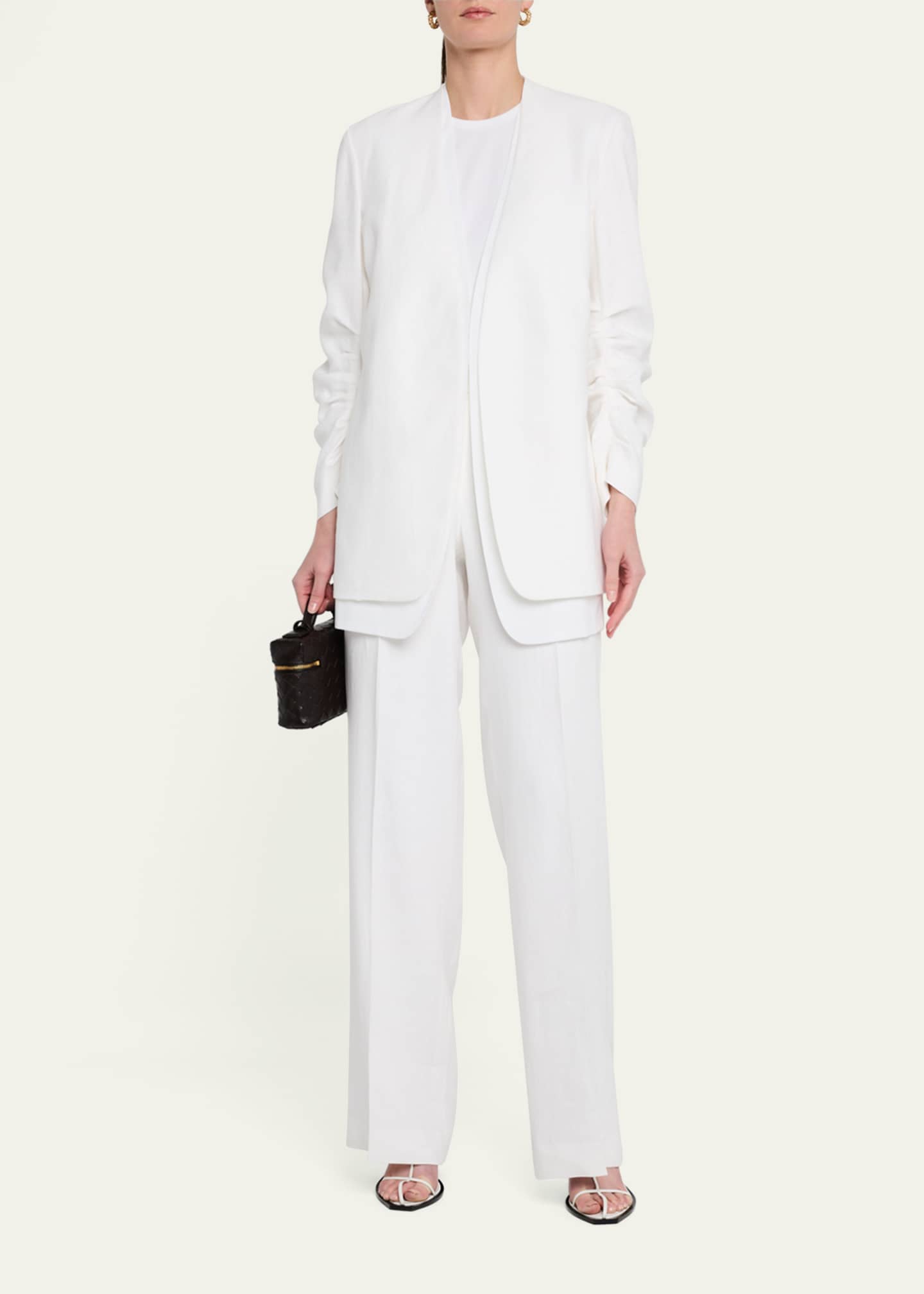 Lafayette 148 New York Sullivan High-Rise Wide-Leg Pants Image 2 of 5
