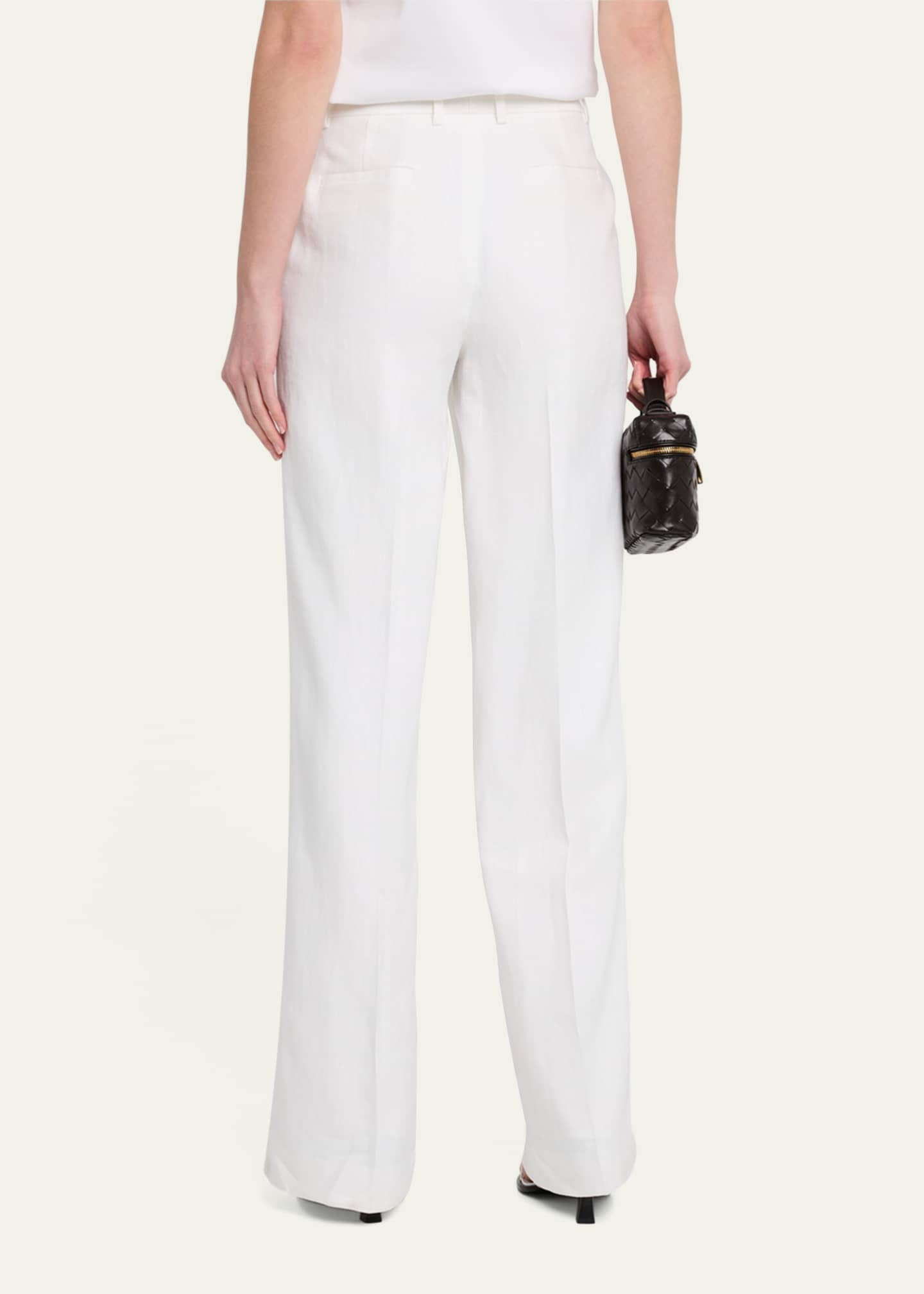 Lafayette 148 New York Sullivan High-Rise Wide-Leg Pants Image 3 of 5