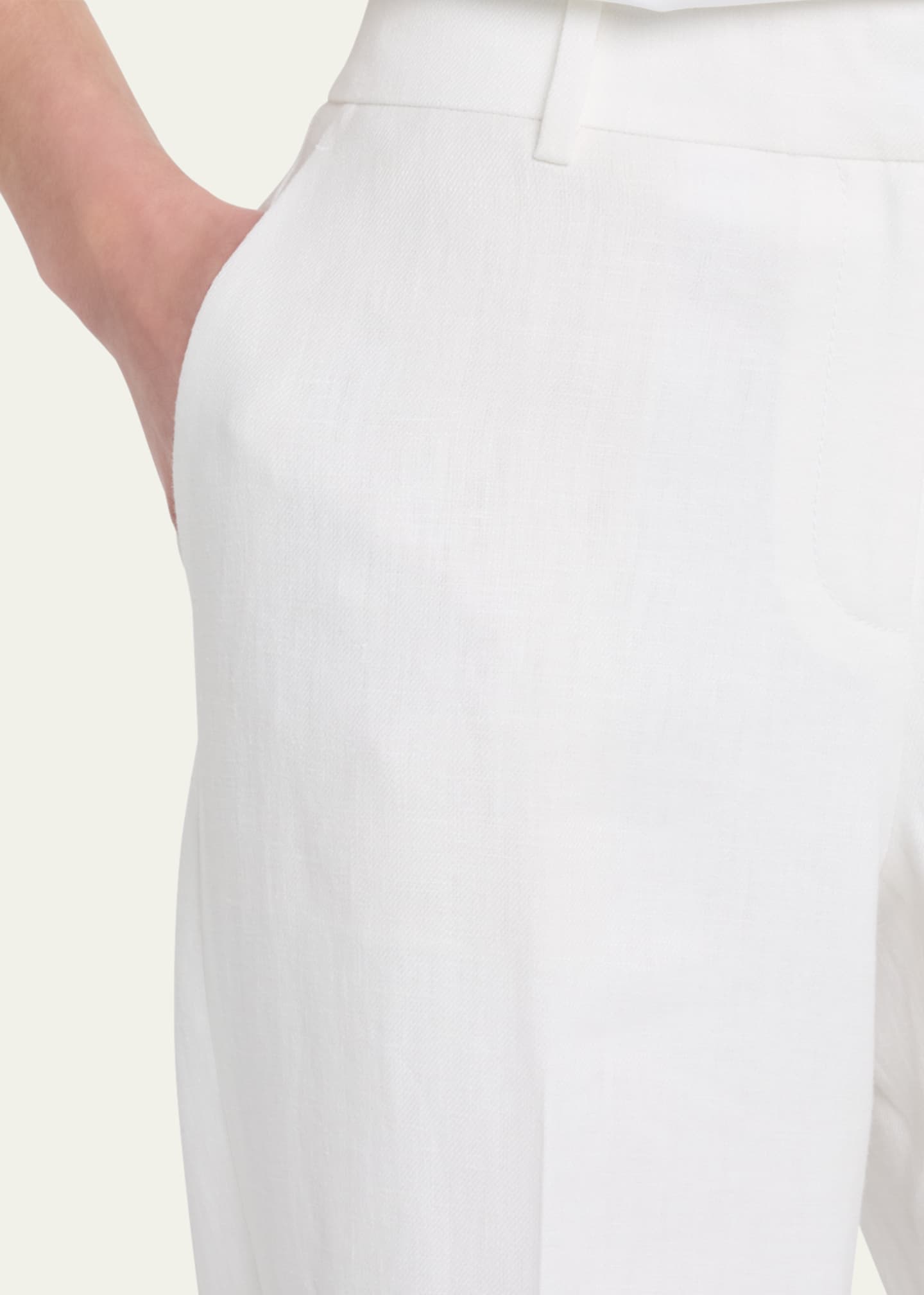 Lafayette 148 New York Sullivan High-Rise Wide-Leg Pants Image 5 of 5