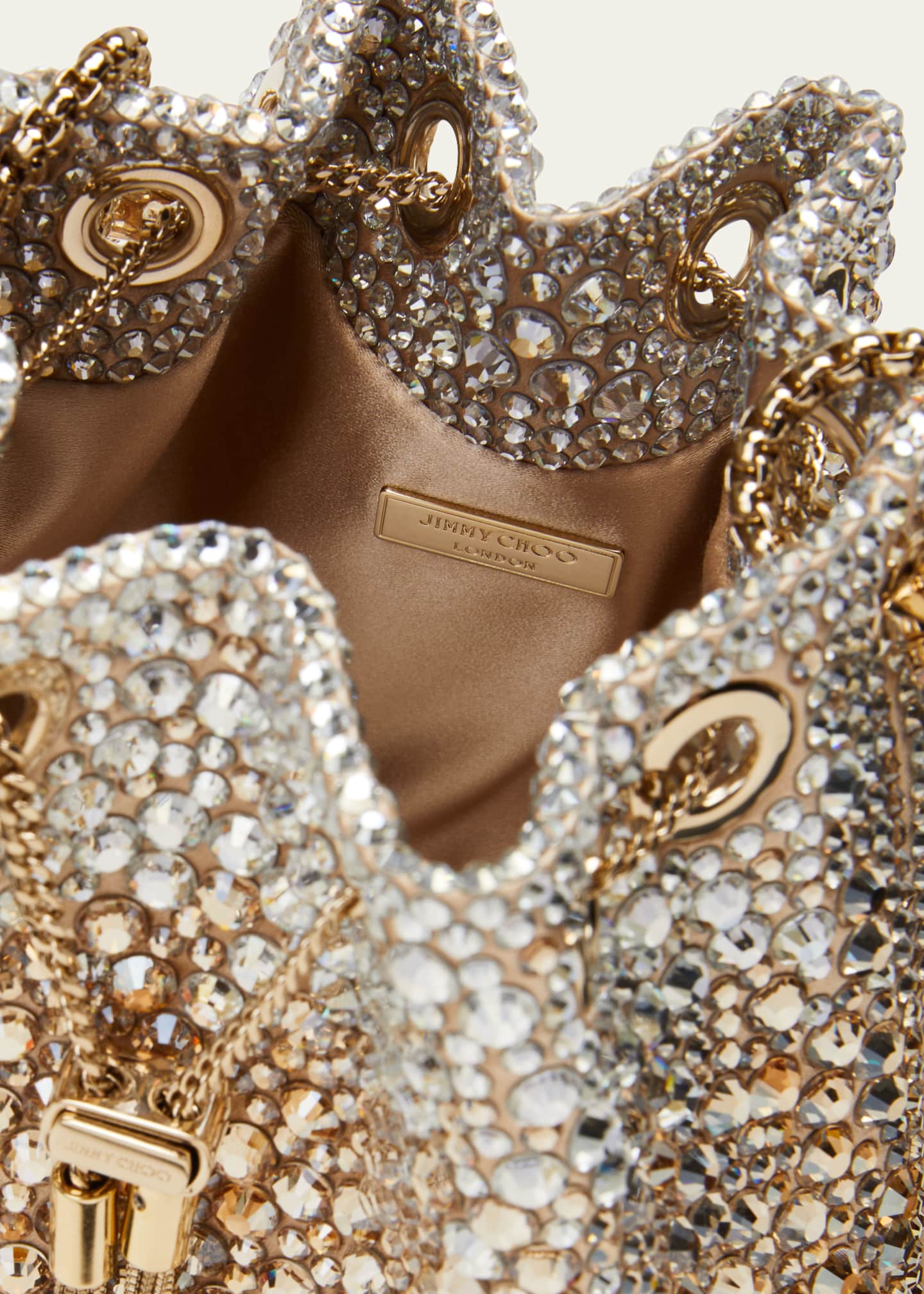 Jimmy Choo Bon Bon Beaded Top-Handle Bag Image 4 of 5