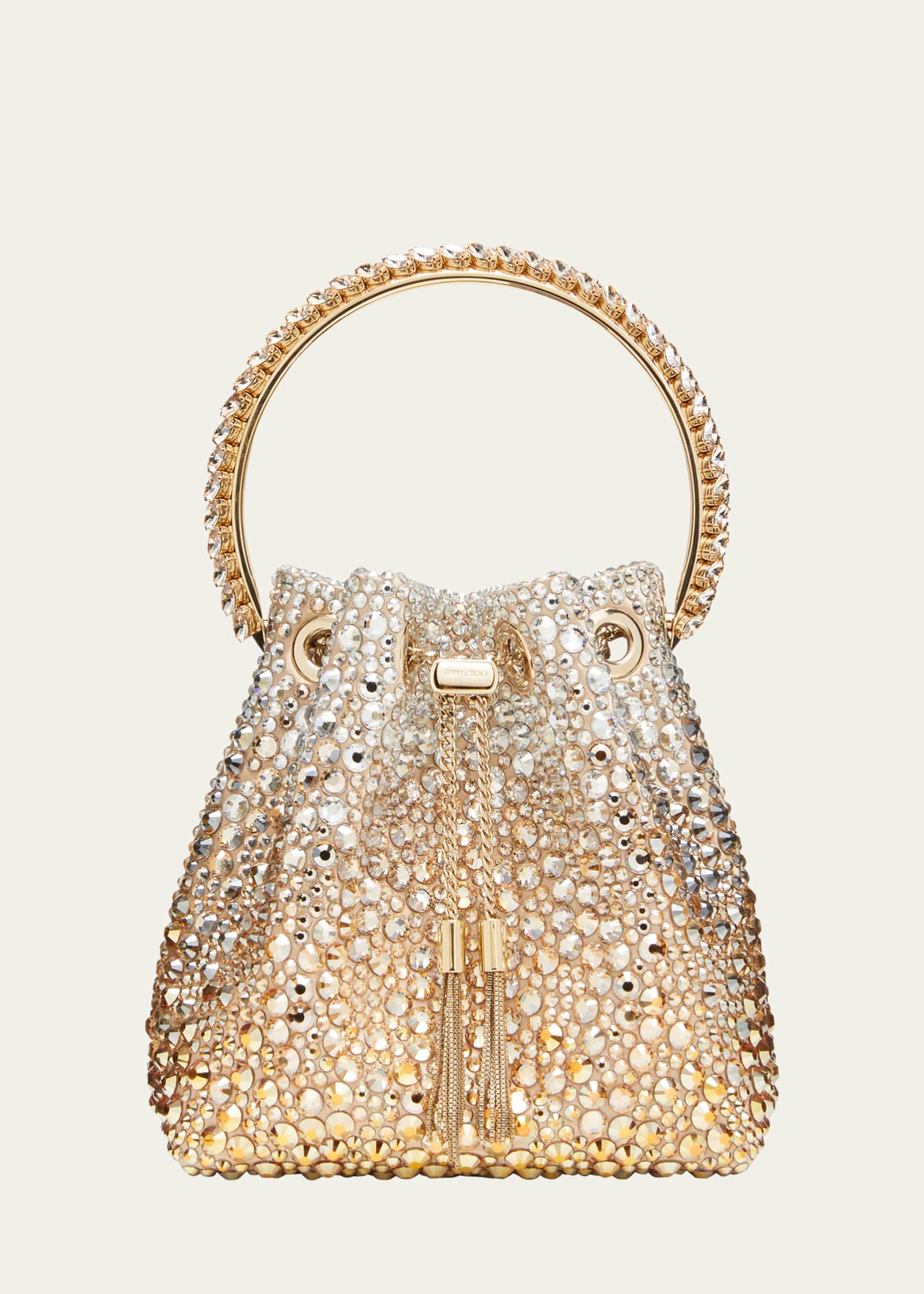 Jimmy Choo Bon Bon Beaded Top-Handle Bag Image 1 of 5