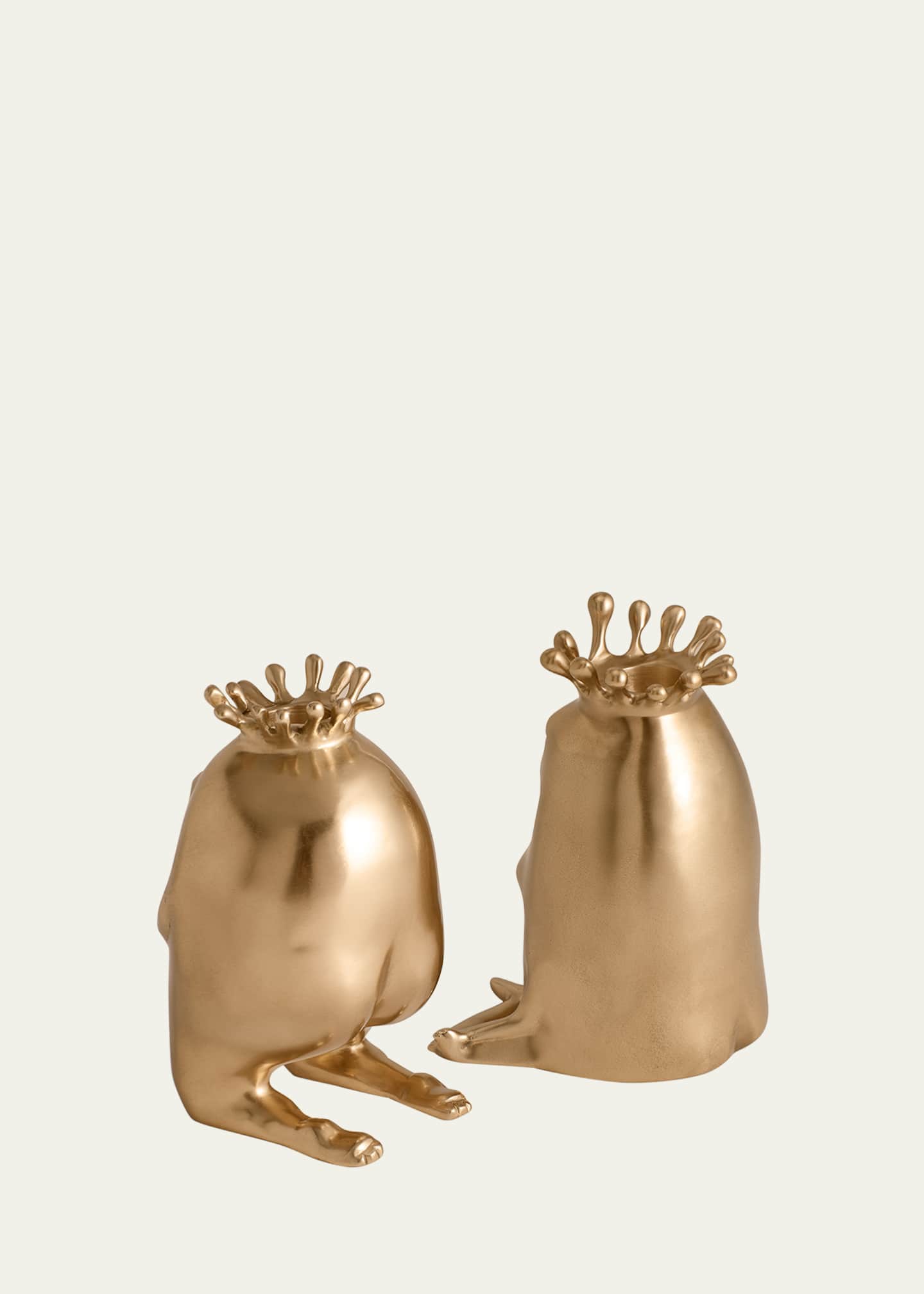 L'Objet Haas King & Queen Candlesticks, Set of 2 Image 2 of 3
