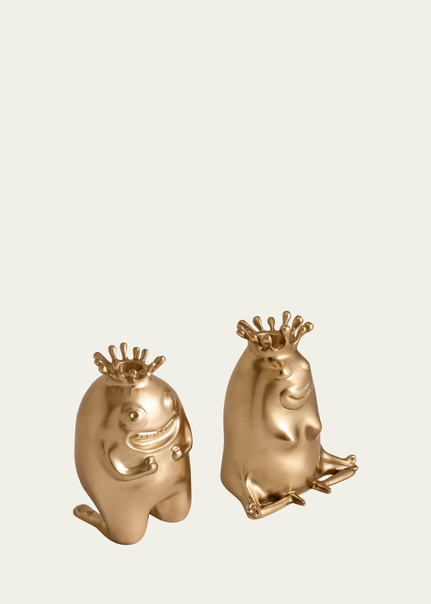 L'Objet Haas King & Queen Candlesticks, Set of 2 Image 3 of 3
