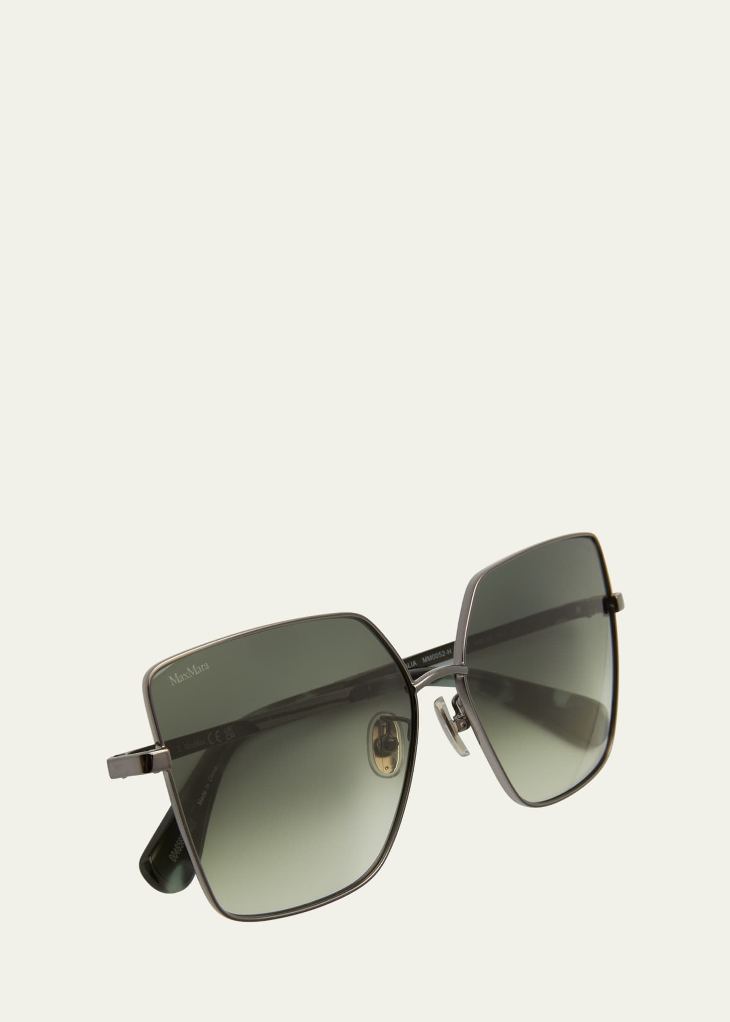 Max Mara Gold Metal Sunglasses main image 0