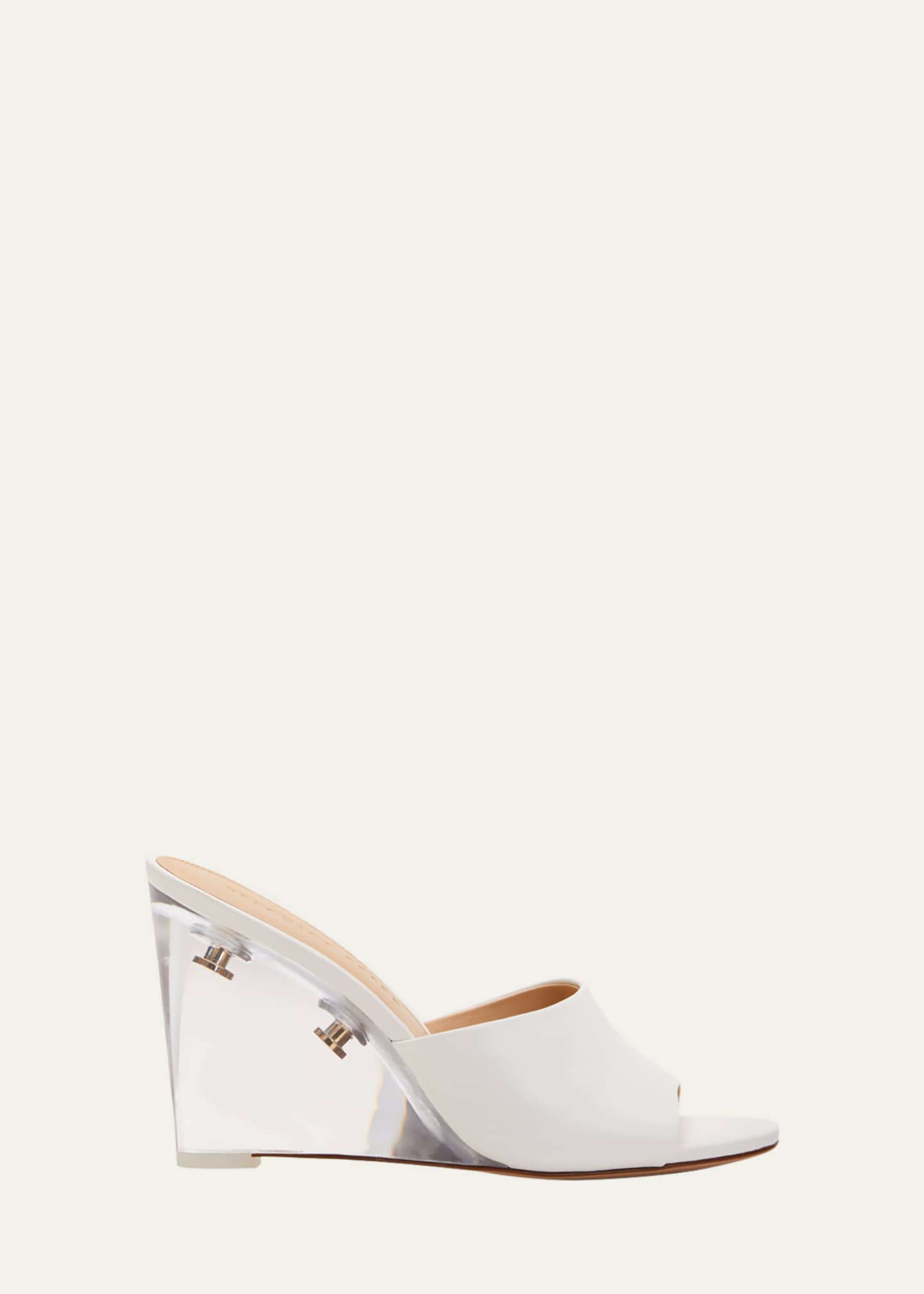 Lucite wedge sandals outlet