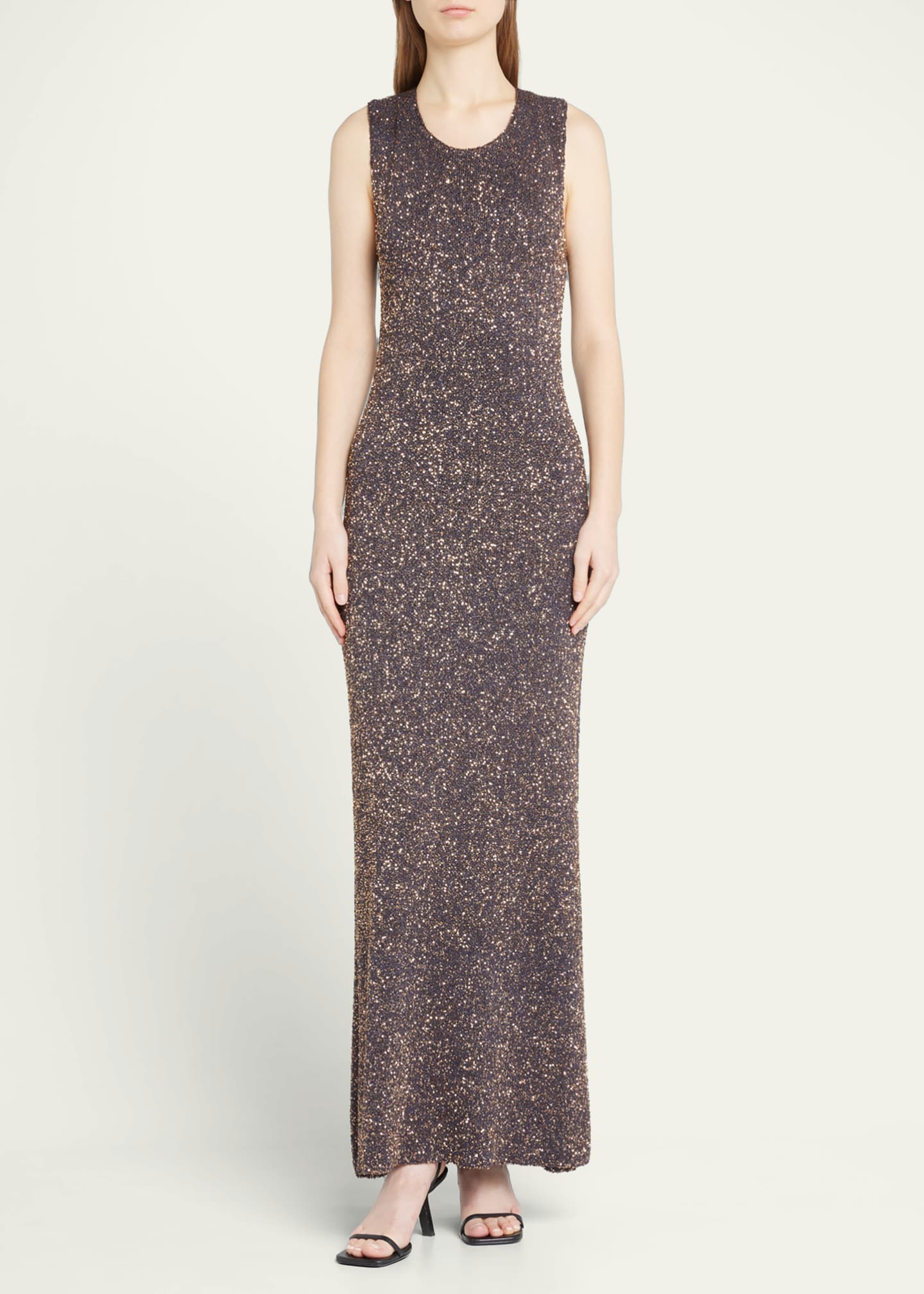 Proenza Schouler Sequin Knit Crossover Gown Bergdorf Goodman